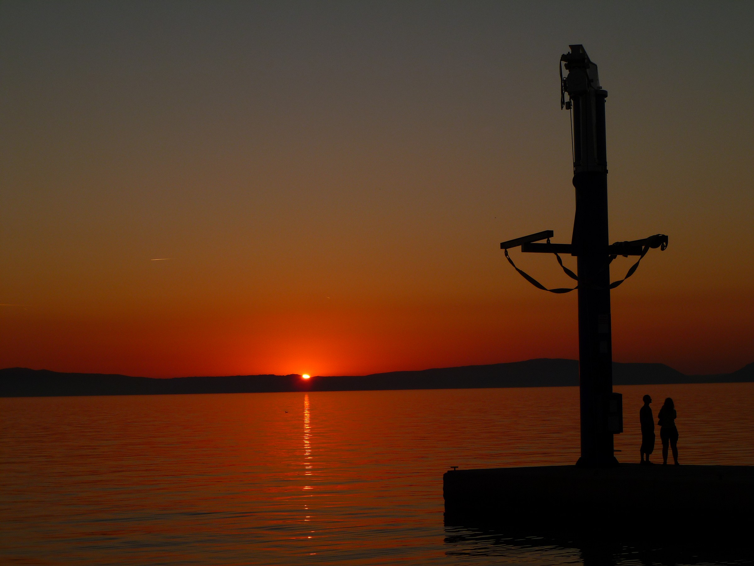 Sunset at Kovacine Cres Croatia...