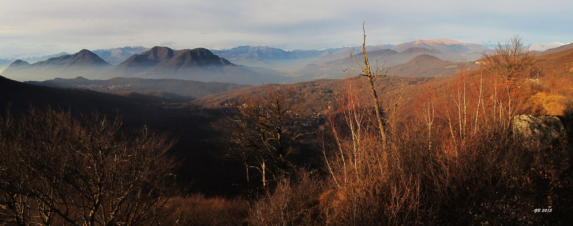 view from Monte Legnone...