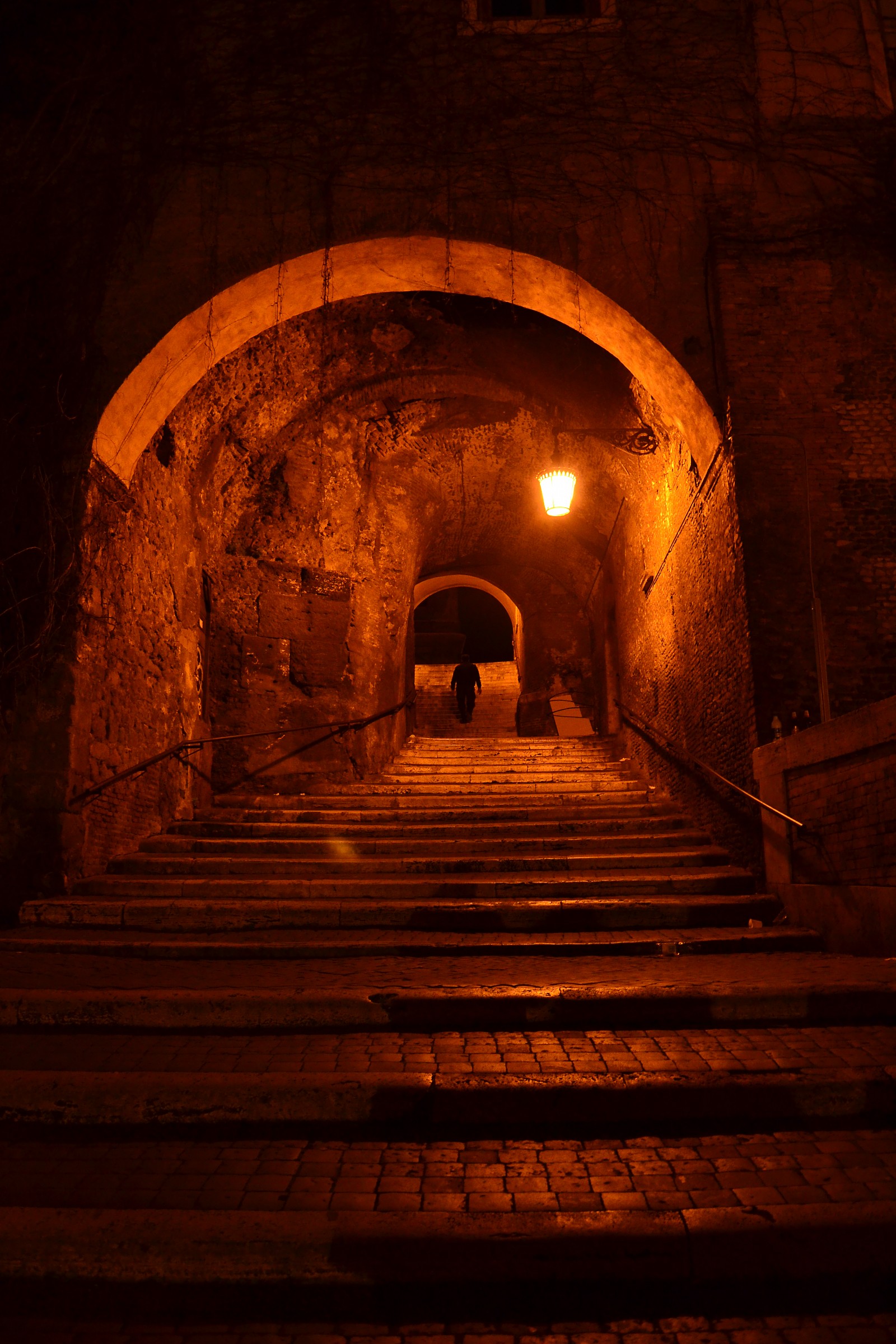 Staircase of S. Pietro in Vincoli in Rome...