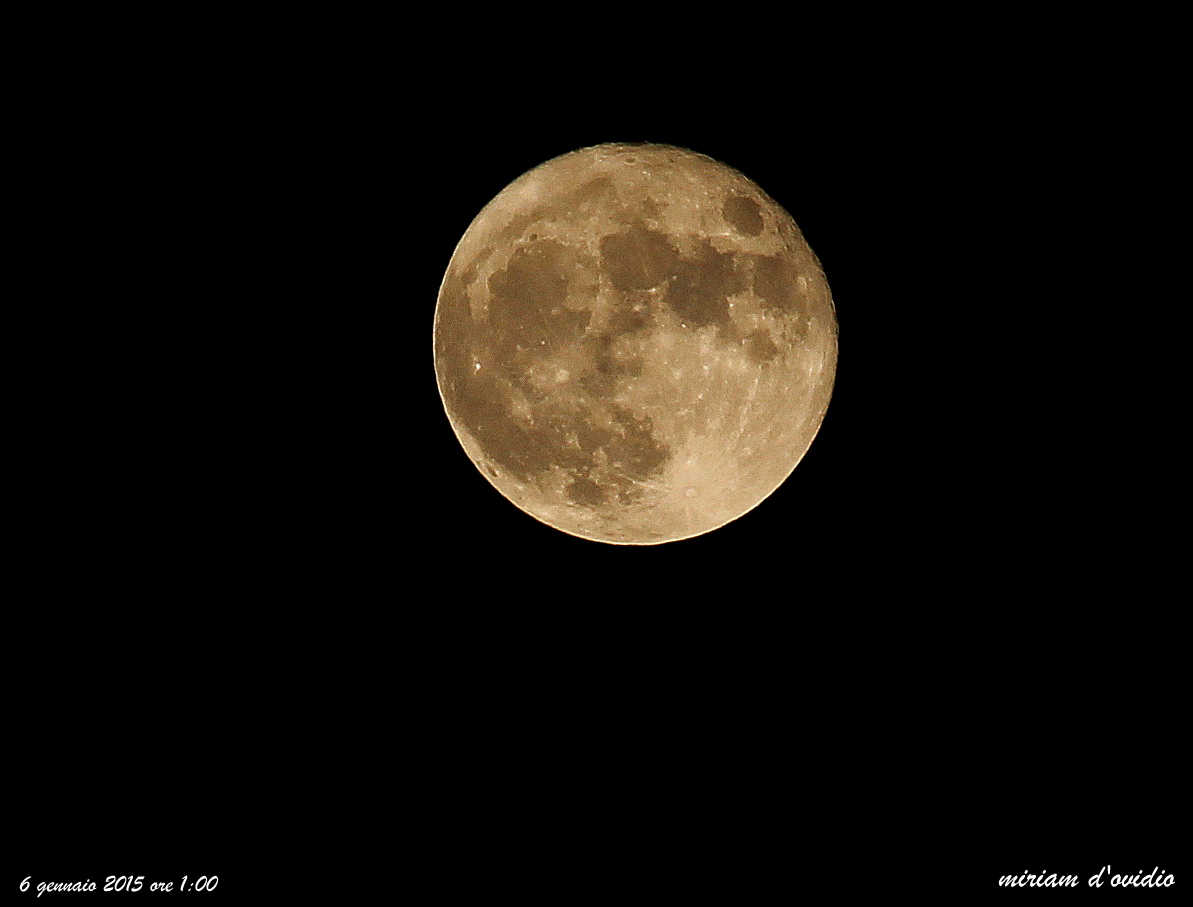 Moon January 6, 2015...