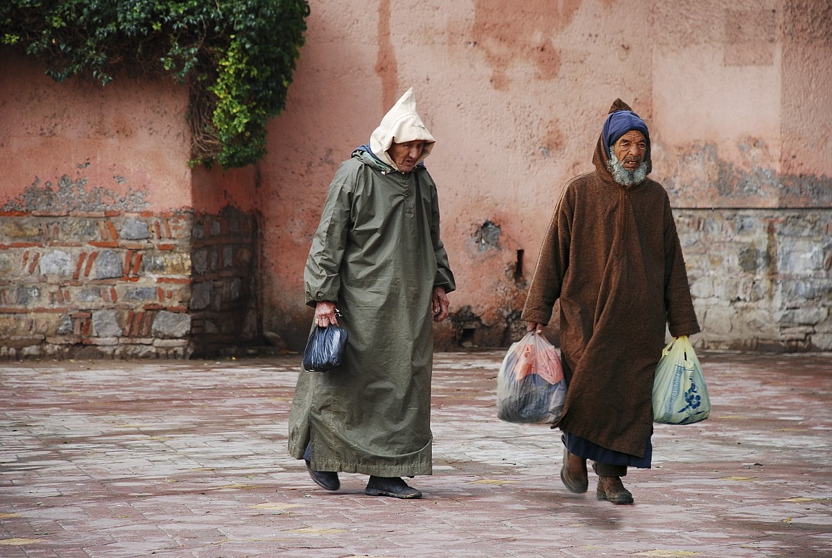 ..... Spending in the streets of Marrakech...