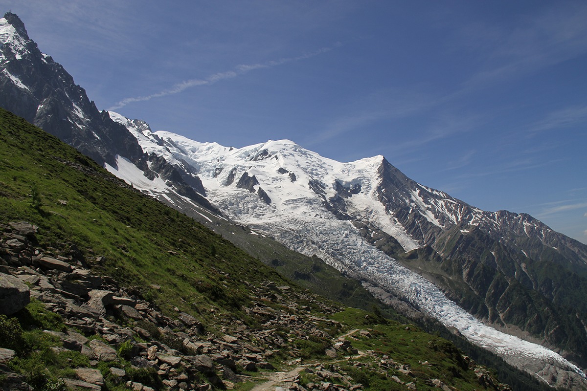 Mont Blanc & The Glacier des Bossons...