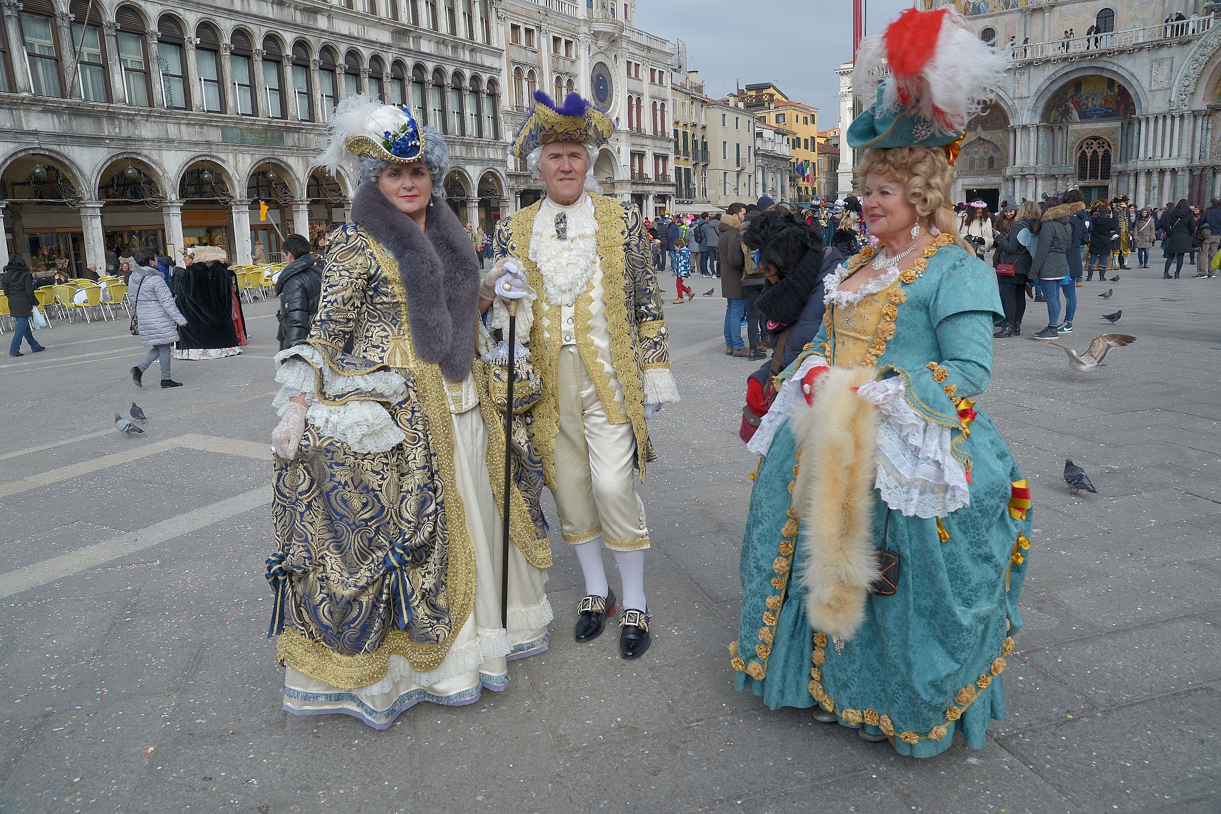 ... In the Piazza San Marco ......