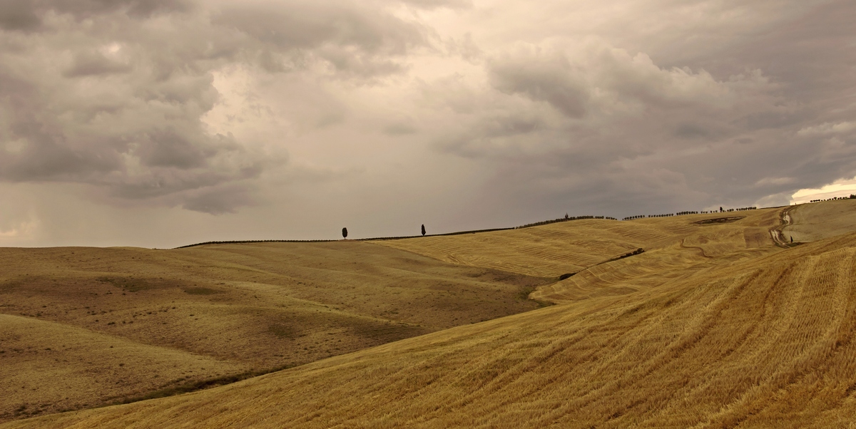 Bad weather in Val d'Orcia...