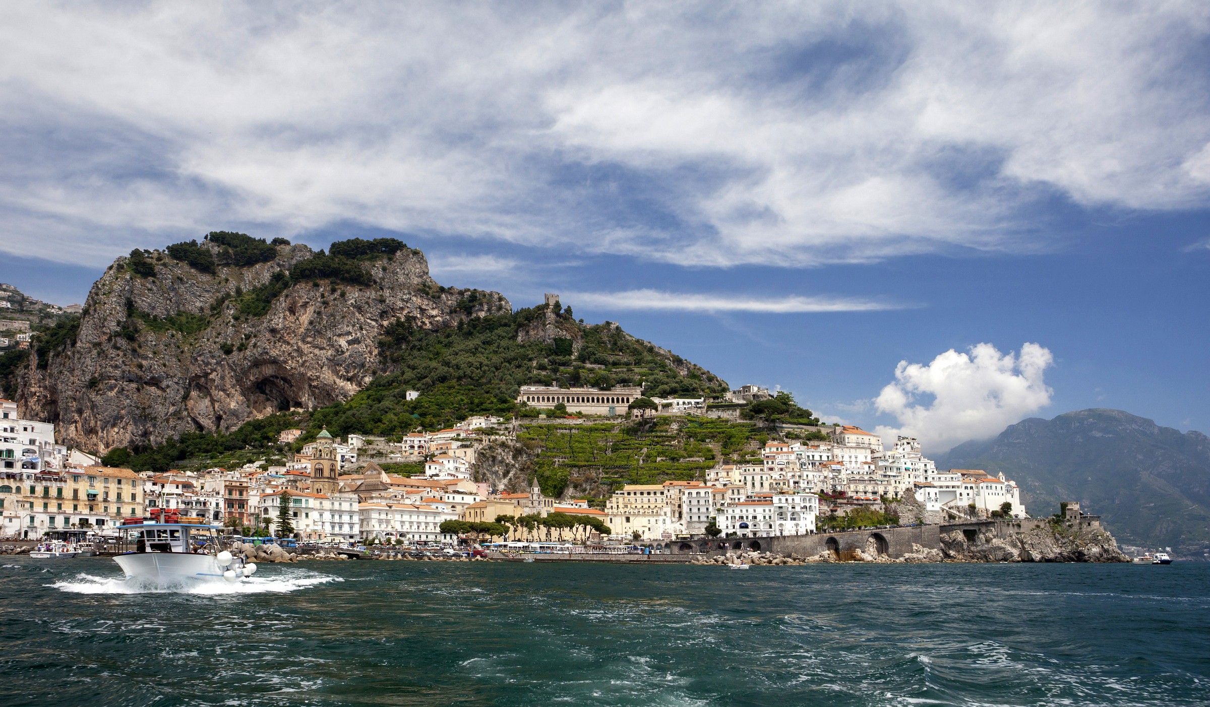 Amalfi vista dal mare...
