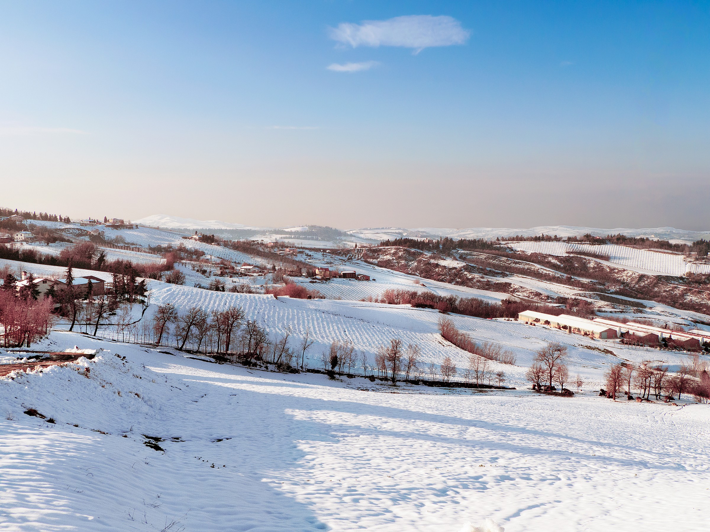 Foto scattata da una collina...