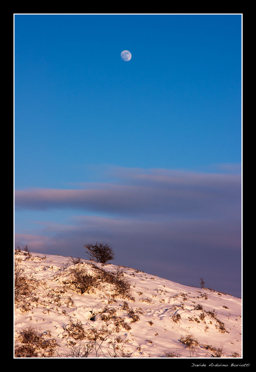 tramonto con luna - Monte Labro (GR)...