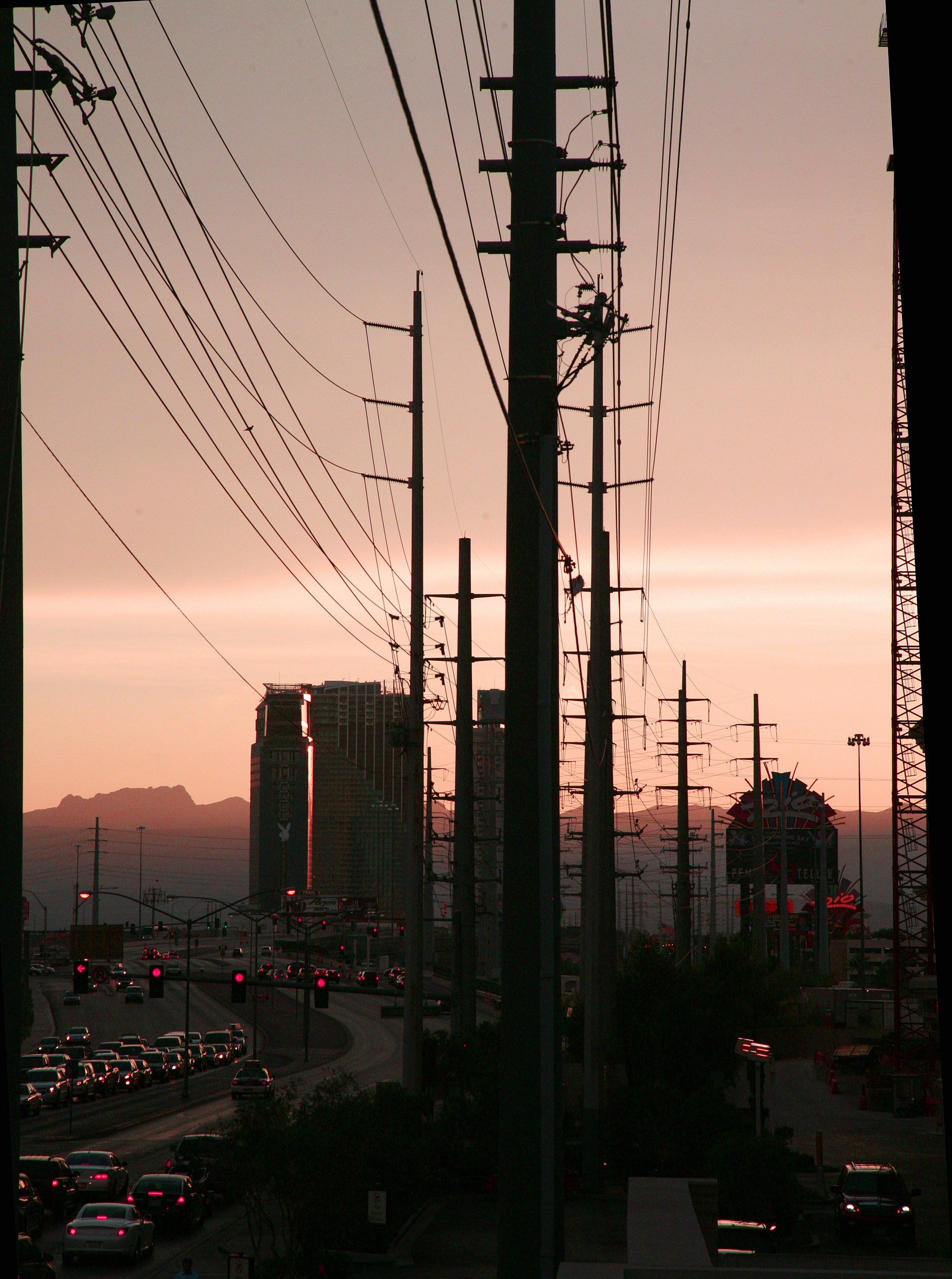 tramonto a Los Angeles...
