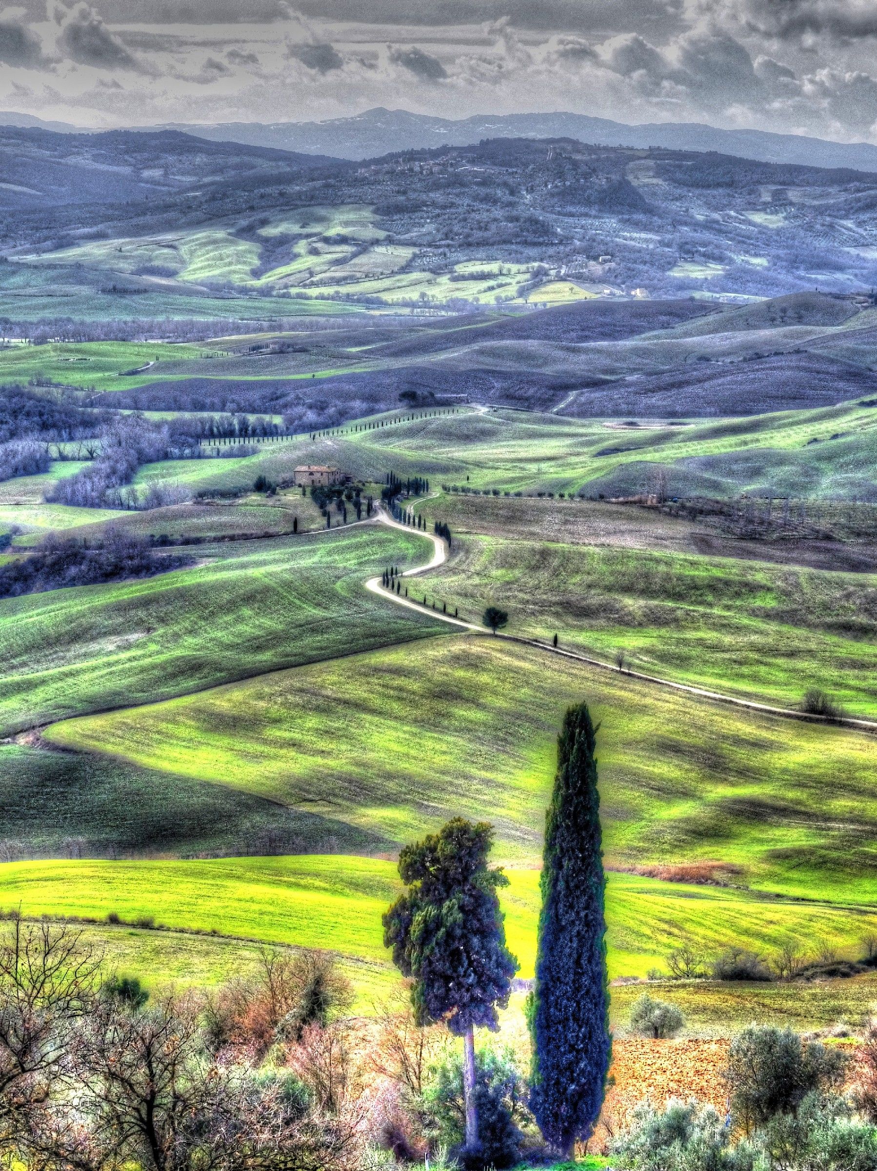 Revisiting of a Tuscan landscape...