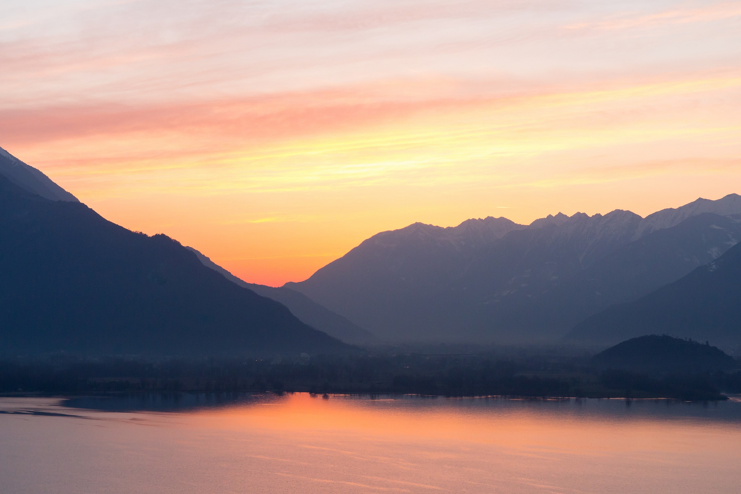 Sunrise on Lake Como...