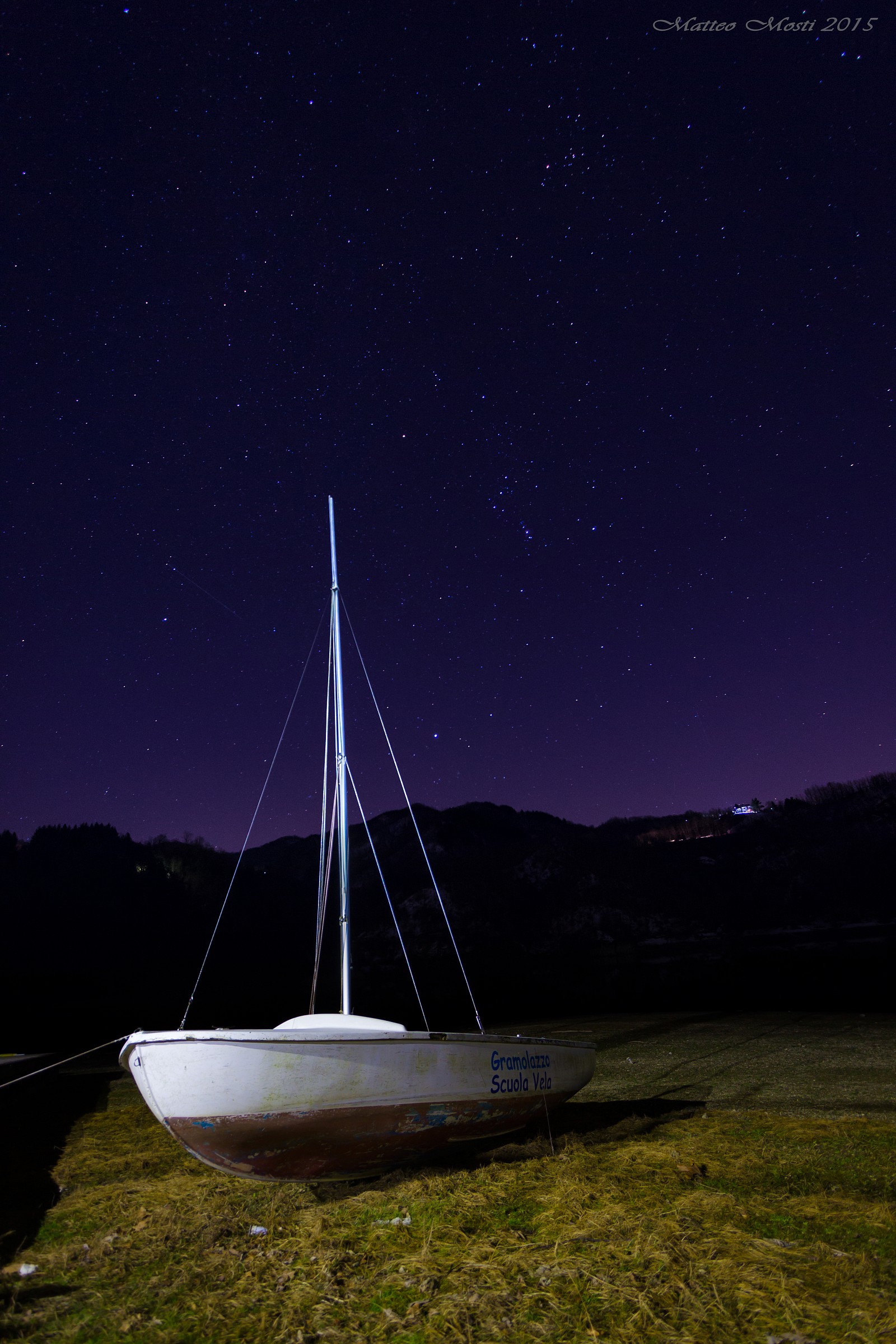 La barca di notte...