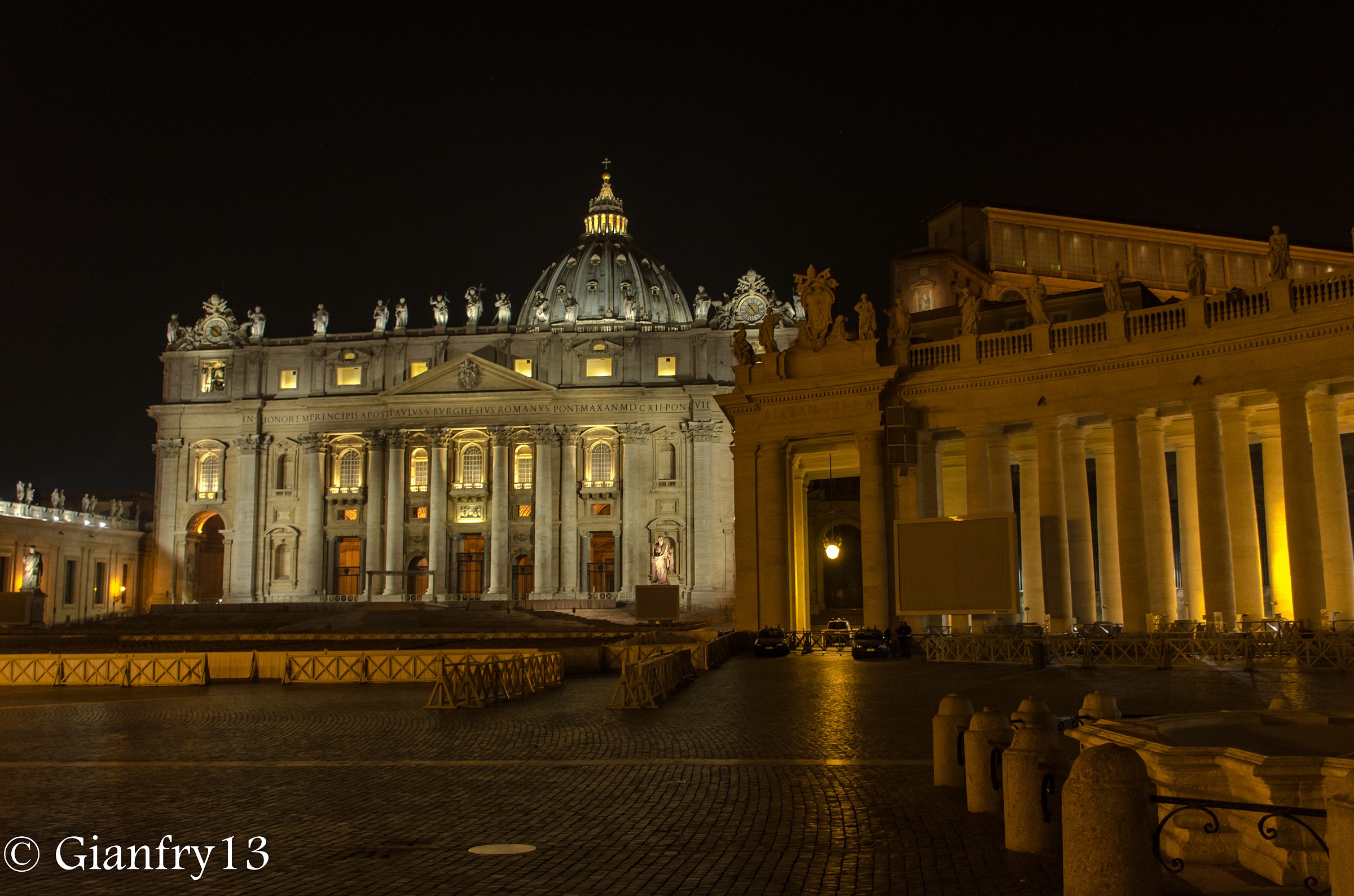 The St. Peter's Square...