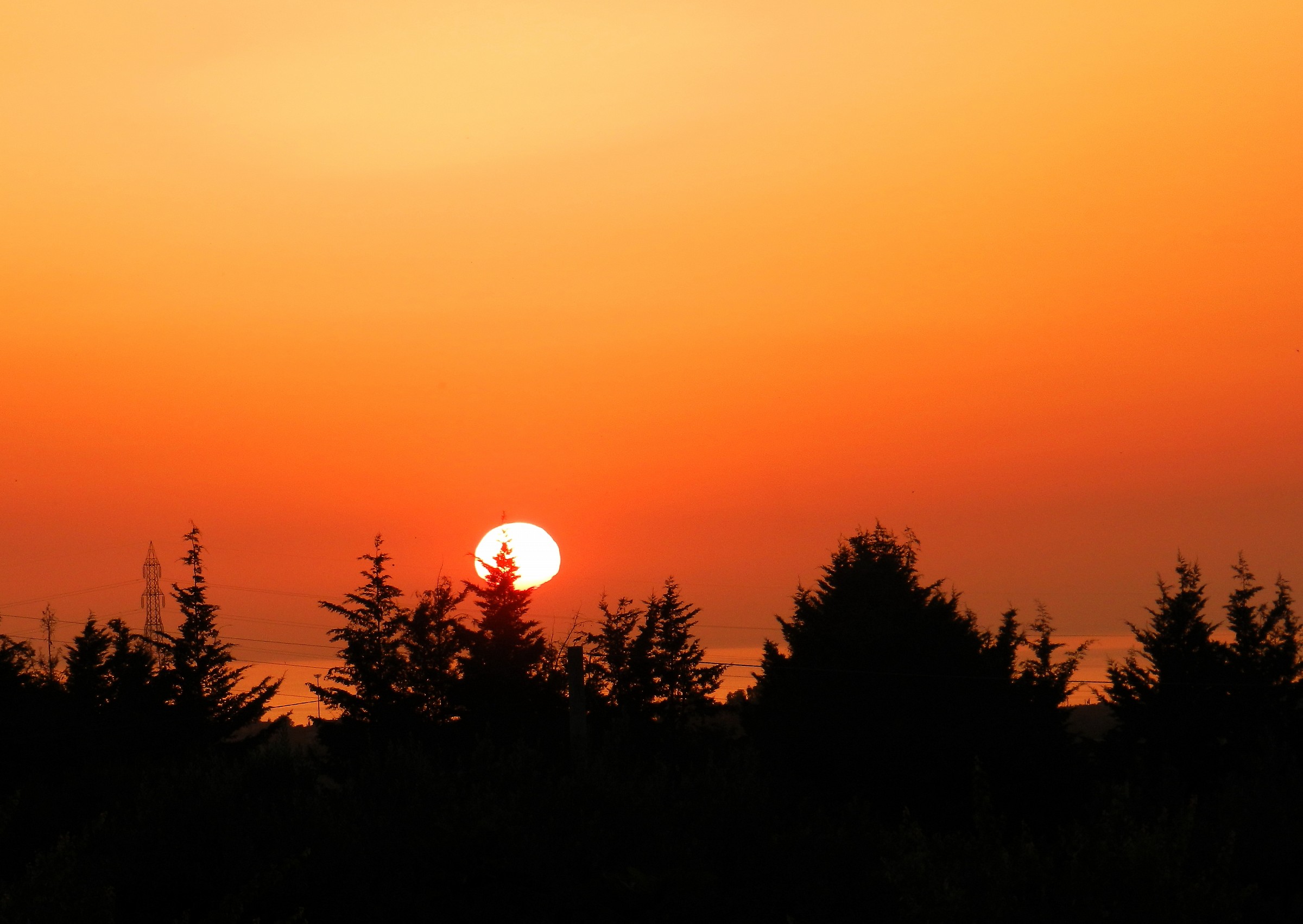 Sunset...