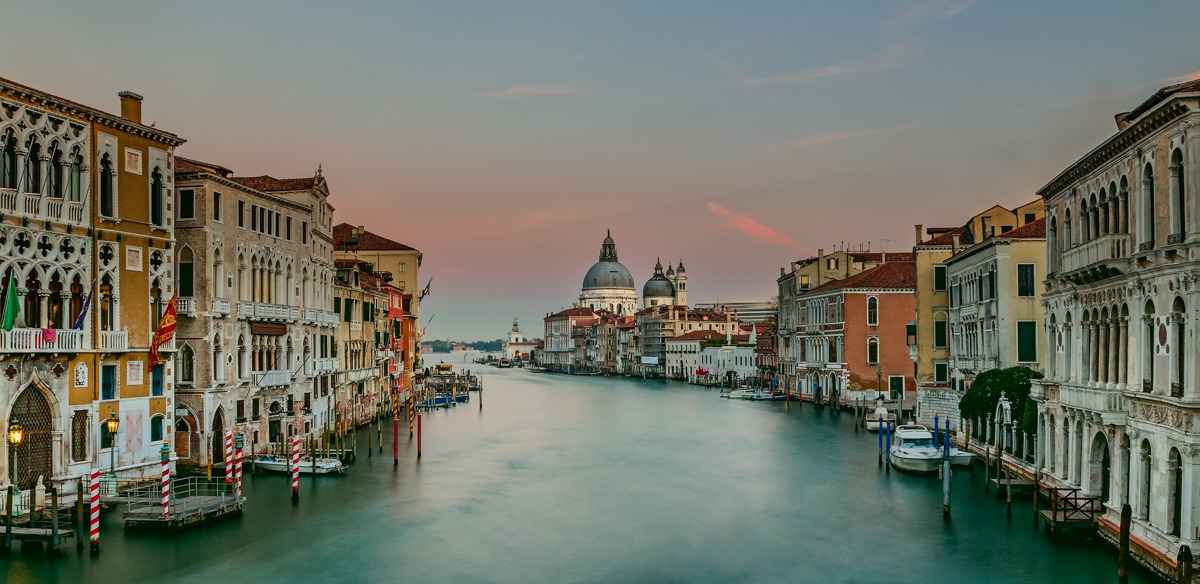 Grand Canal from the Accademia bridge...