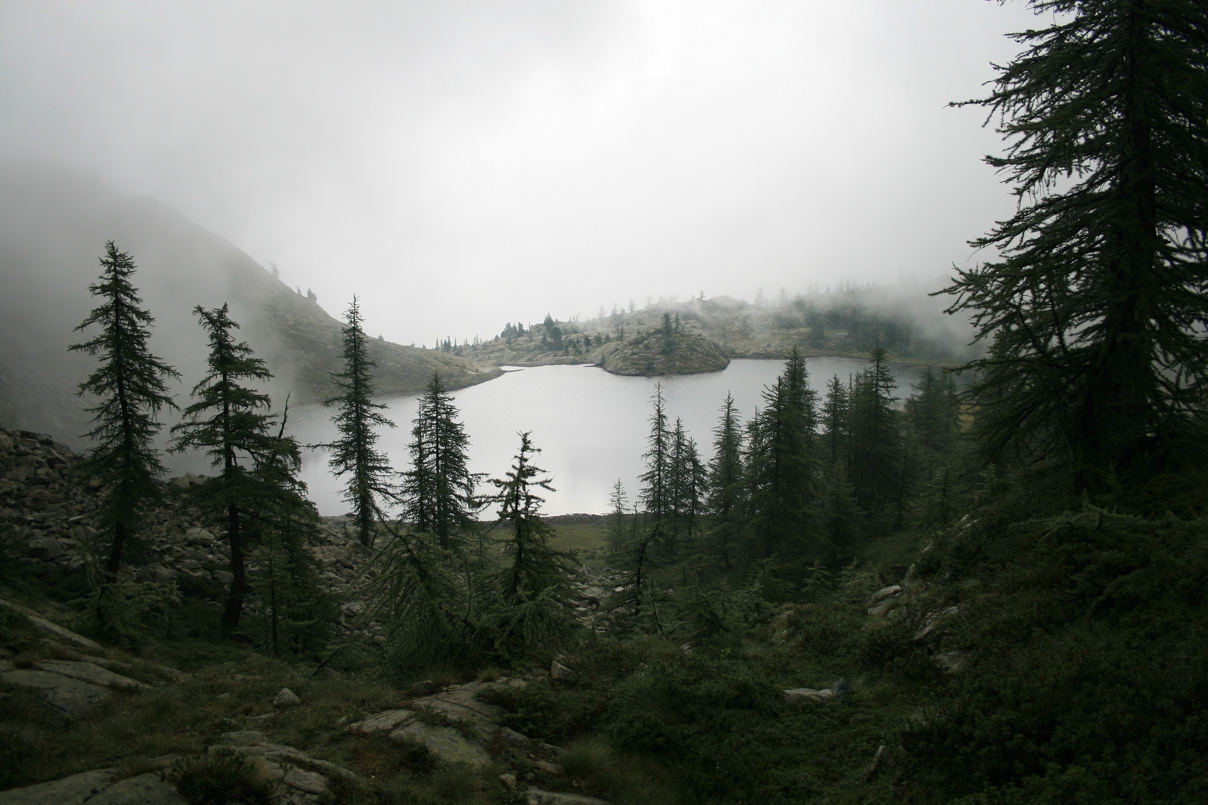 Nebbia sul Lago Bianco...