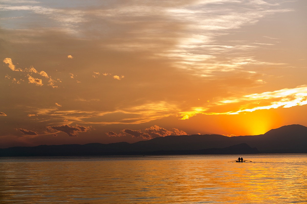 Sunset on Lake Garda (3)...