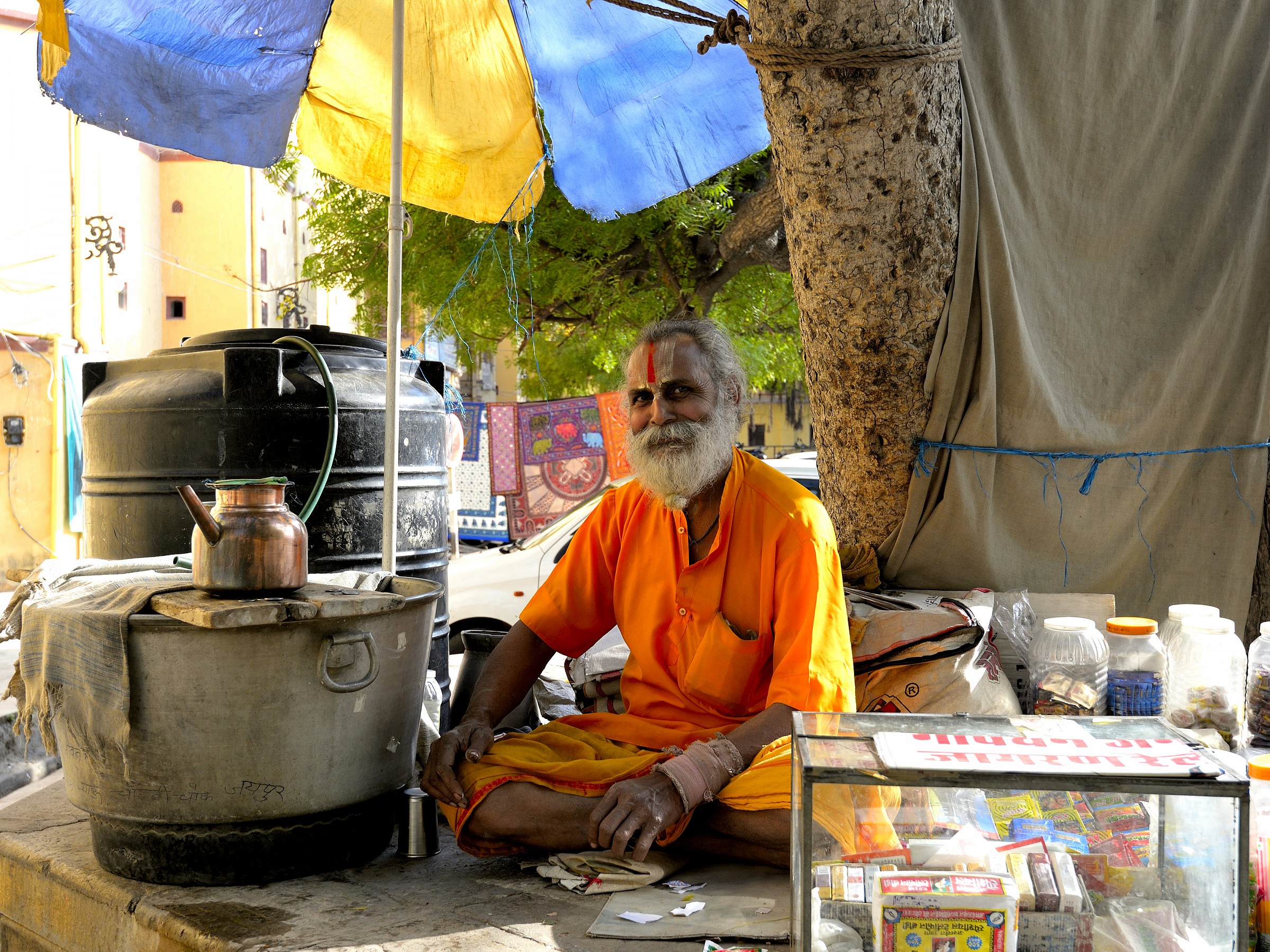 Rajasthan - Jaipur - seller or holy man?...