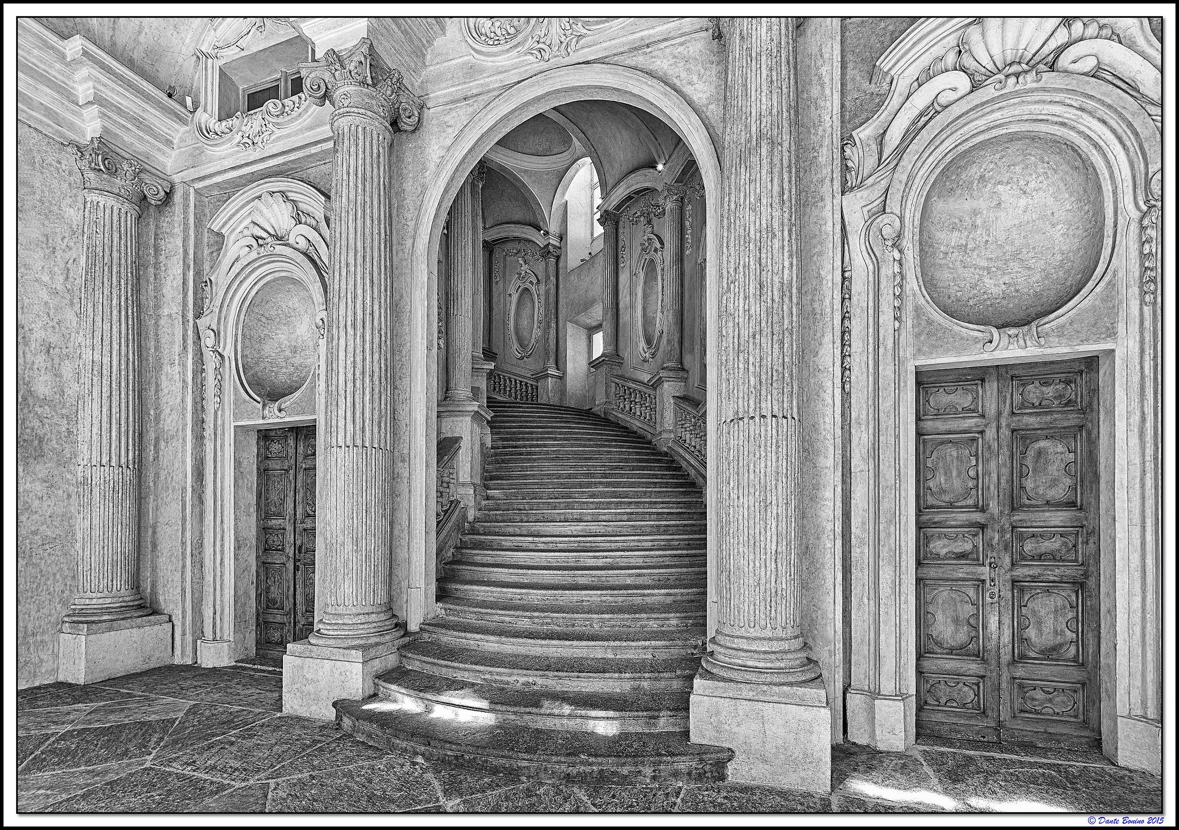 Palazzo Carignano: The Staircase Guarini...