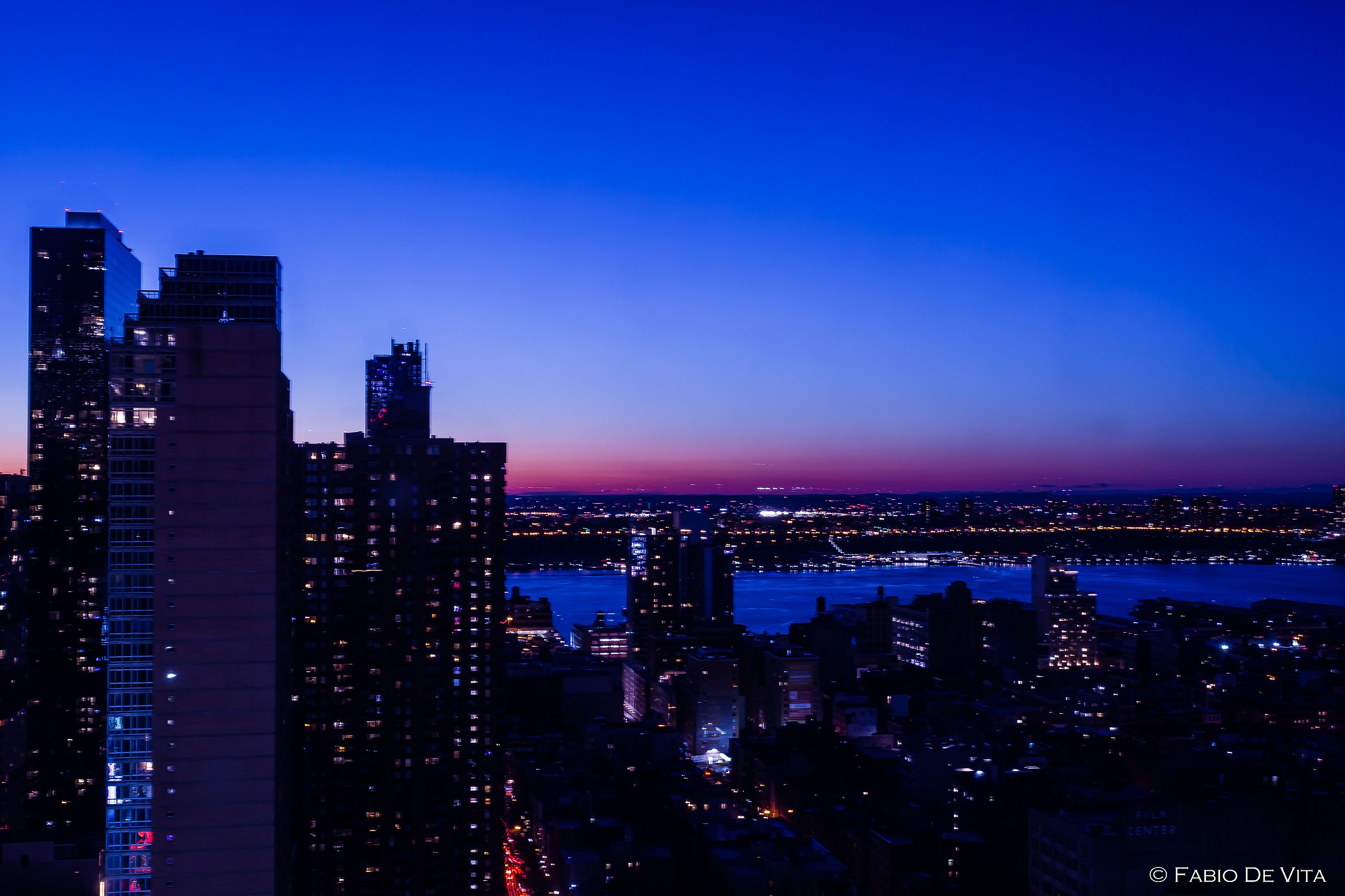 New York al tramonto...