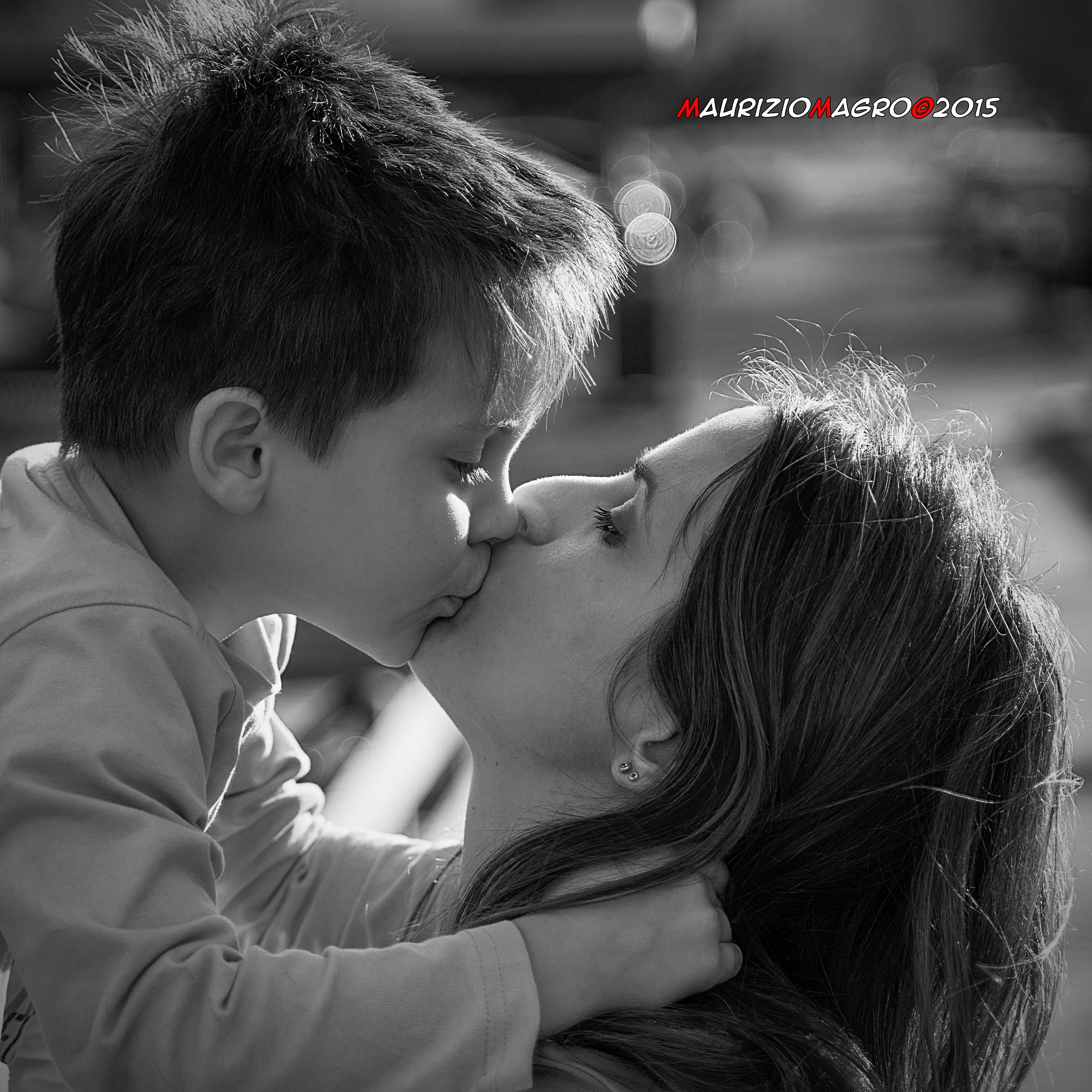 Love between mother and son...