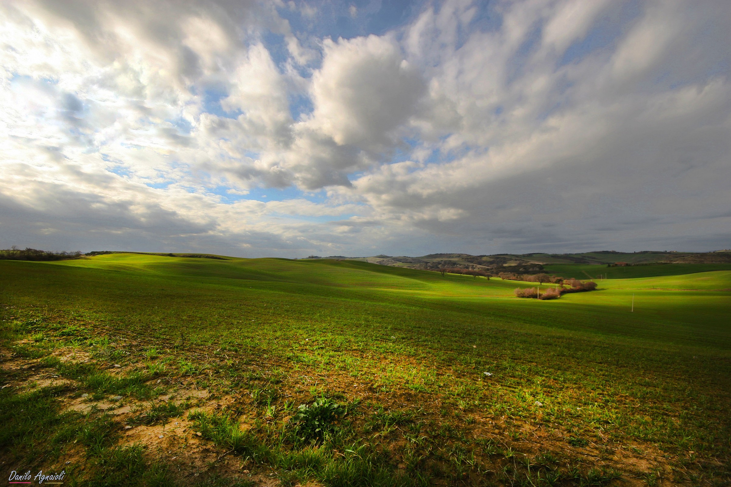 Open space in Val D'Orcia...