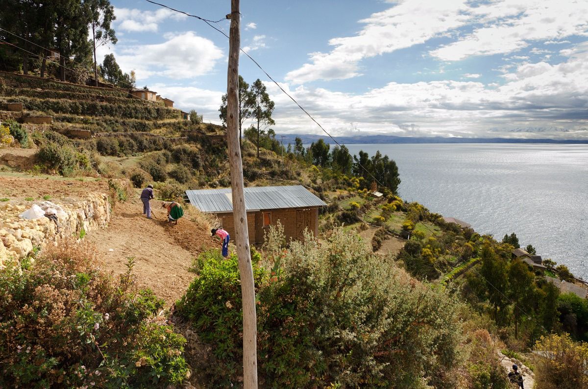 Lake Titicaca - Isla del Sol - Campesinos 02...