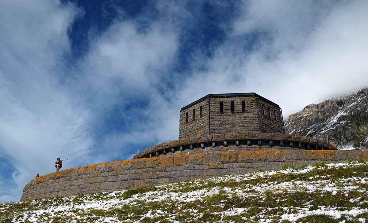 Mausoleum on Pordoi...