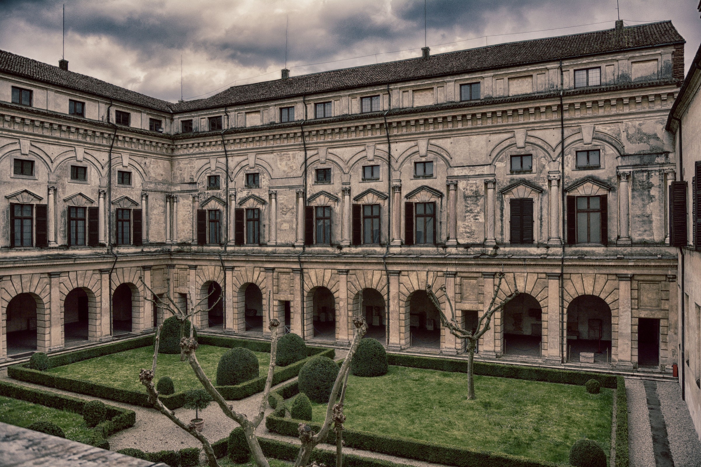 Garden inside Palazzo Te - Mantova...