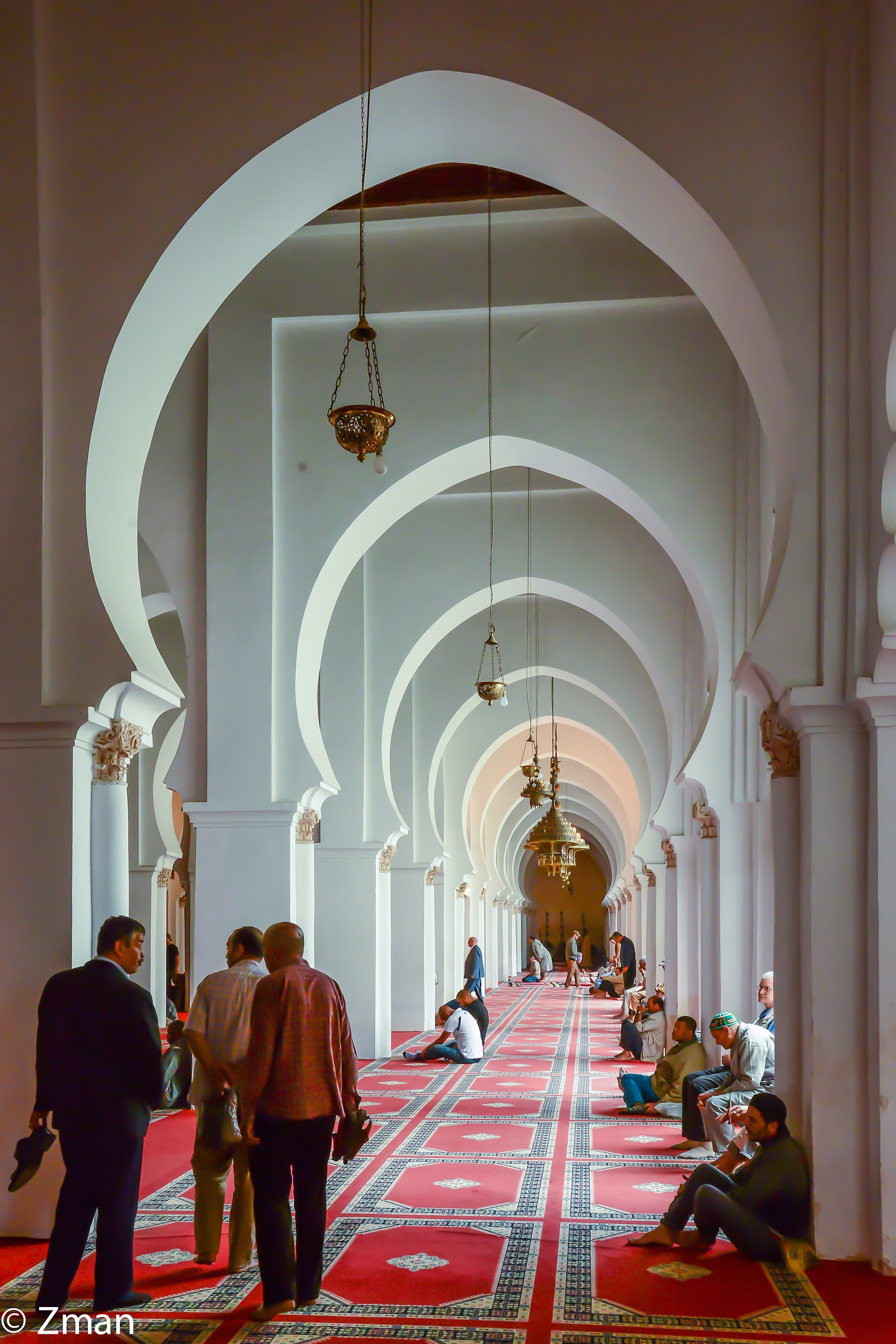 Inside Koutoubia Mosque...