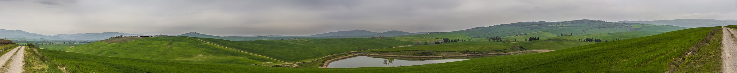 Panoramica in Val d'Orcia...