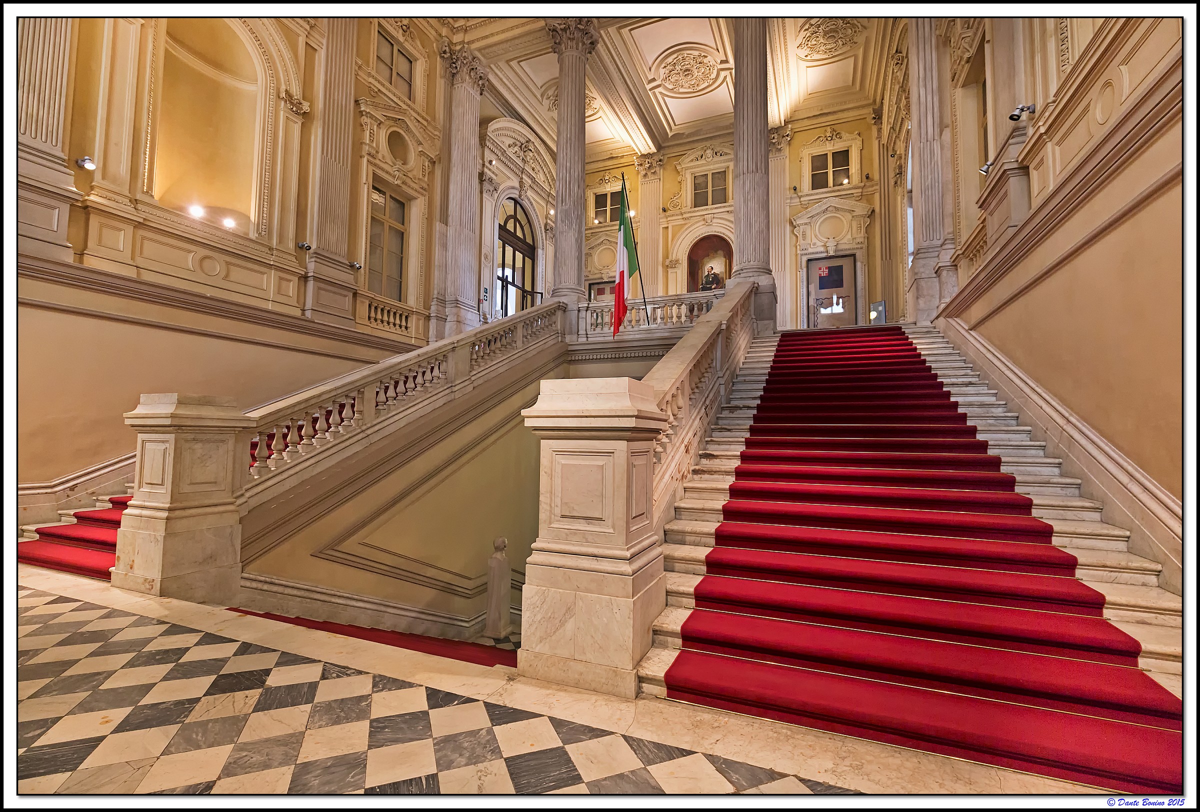 Palazzo Carignano: Staircase New Wing...