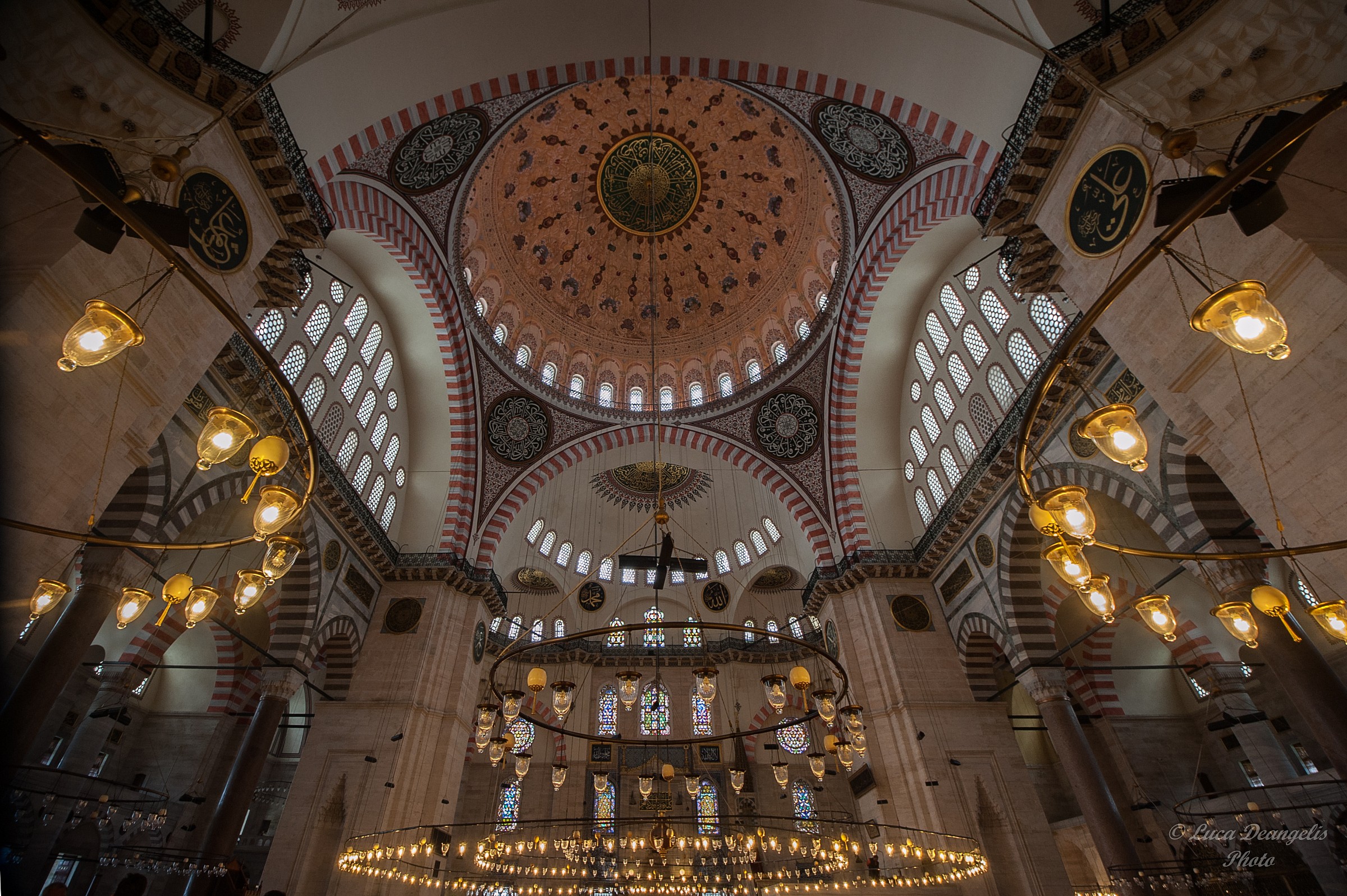 Inside Suleymaniye Mosque...