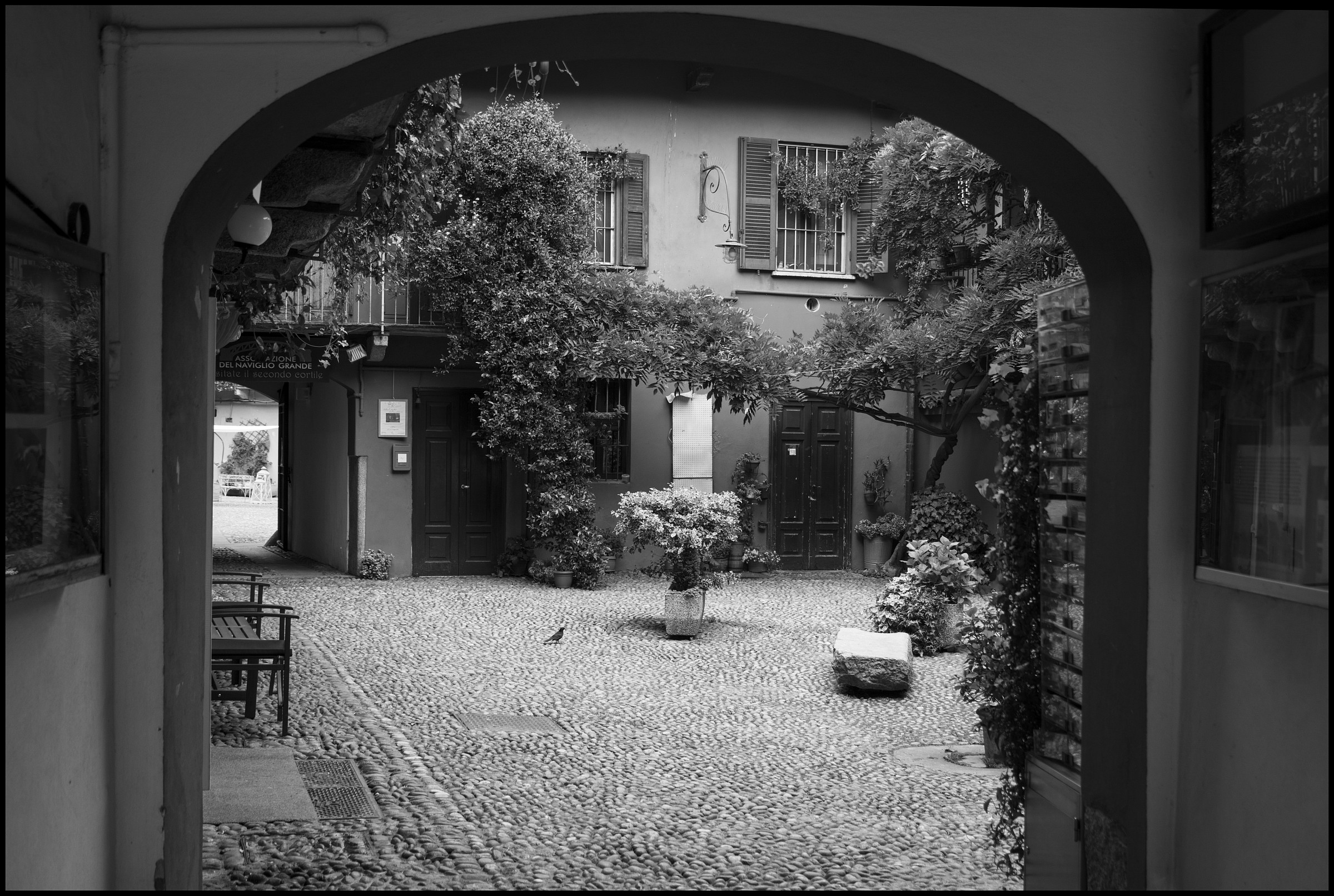 courtyards on ships...