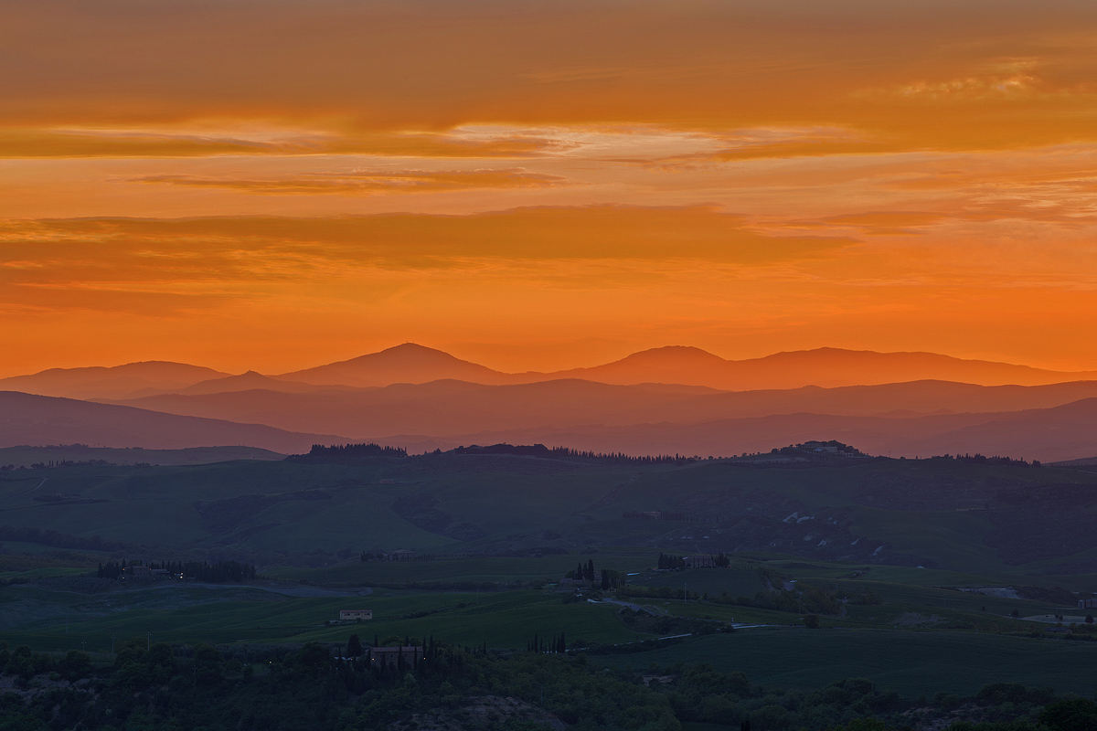 Sunset Pienza - Val d'OCIA...