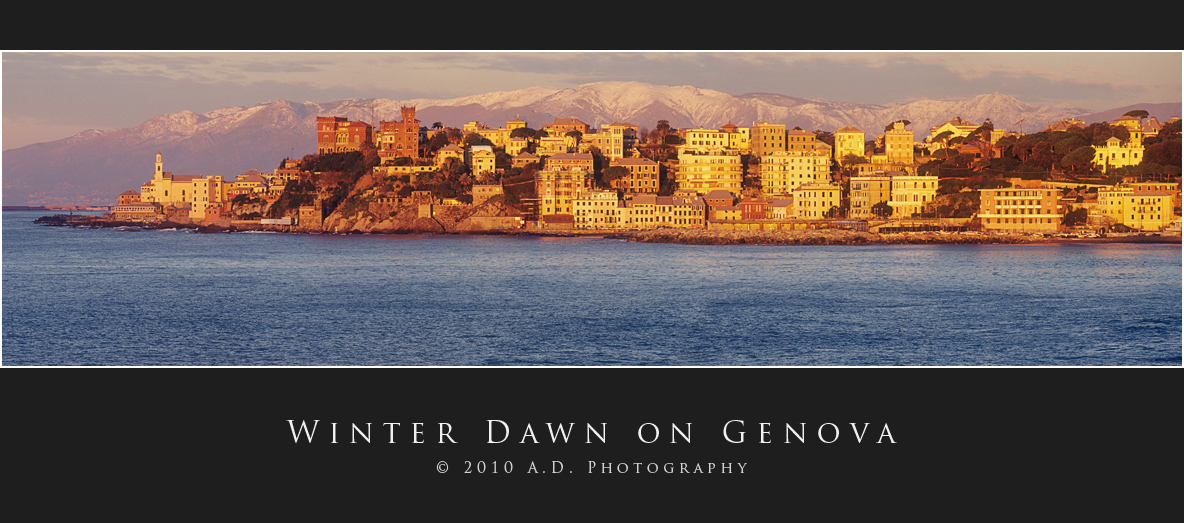 Winter Dawn on Genoa...