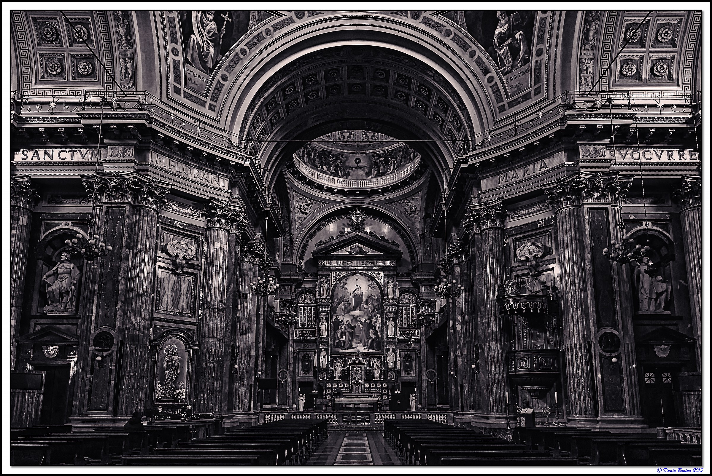 Basilica of Mary Help of Christians: The altar...