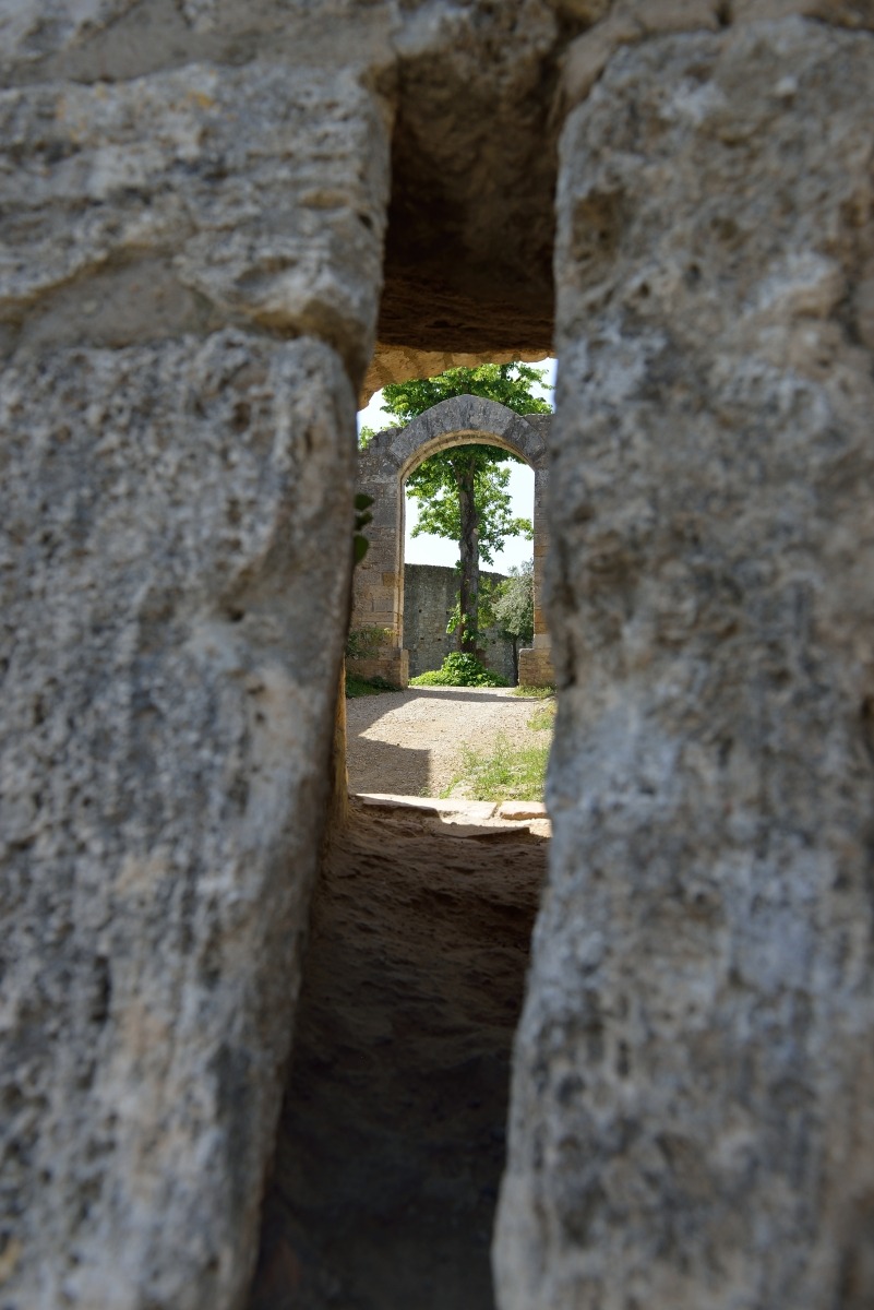 through the walls of San Gimignano...