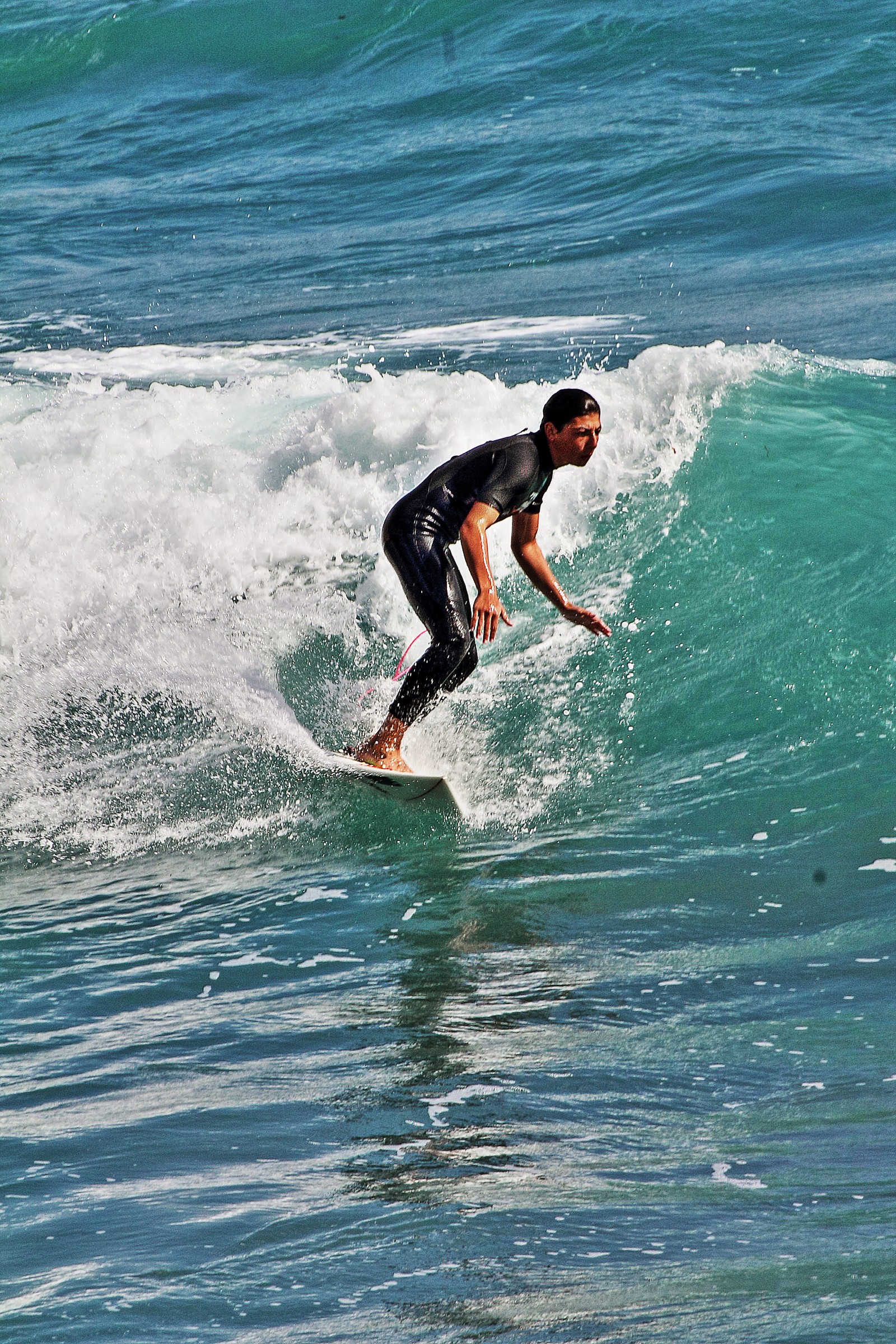 surfing in the sea Ligure...