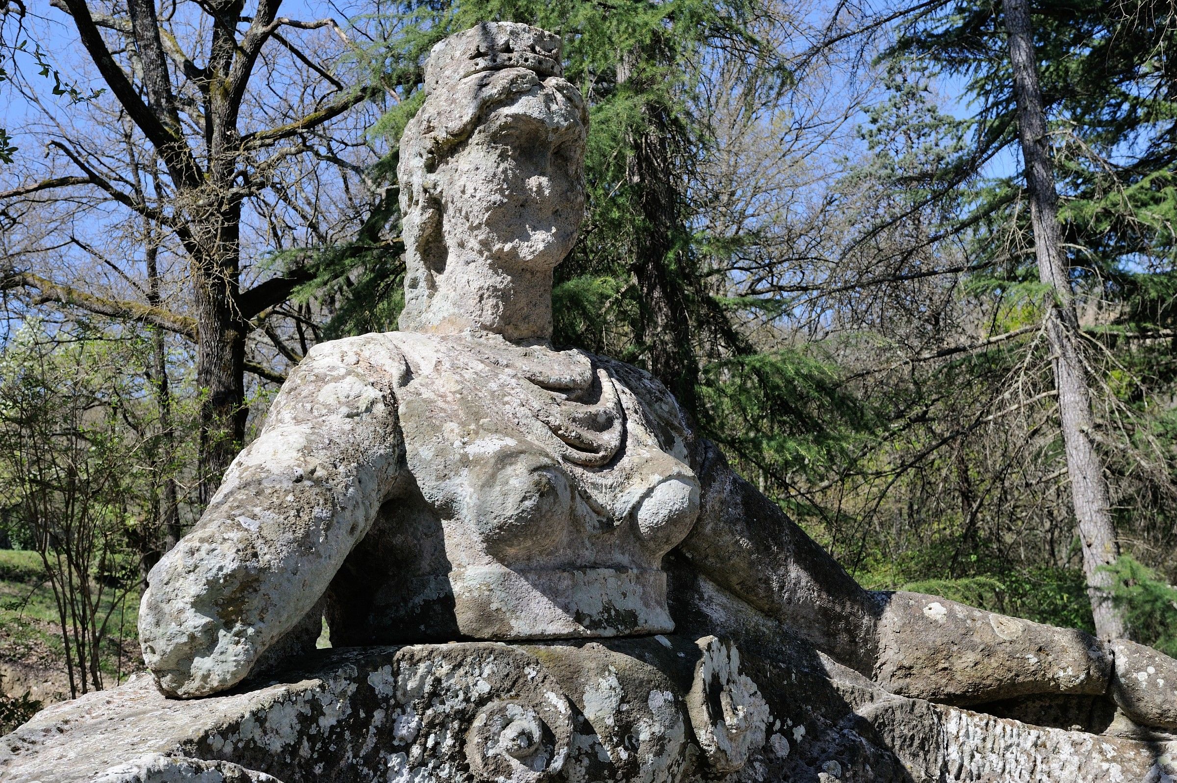 Bomarzo (Vt)-"Persefone" nel Parco dei Mostri...