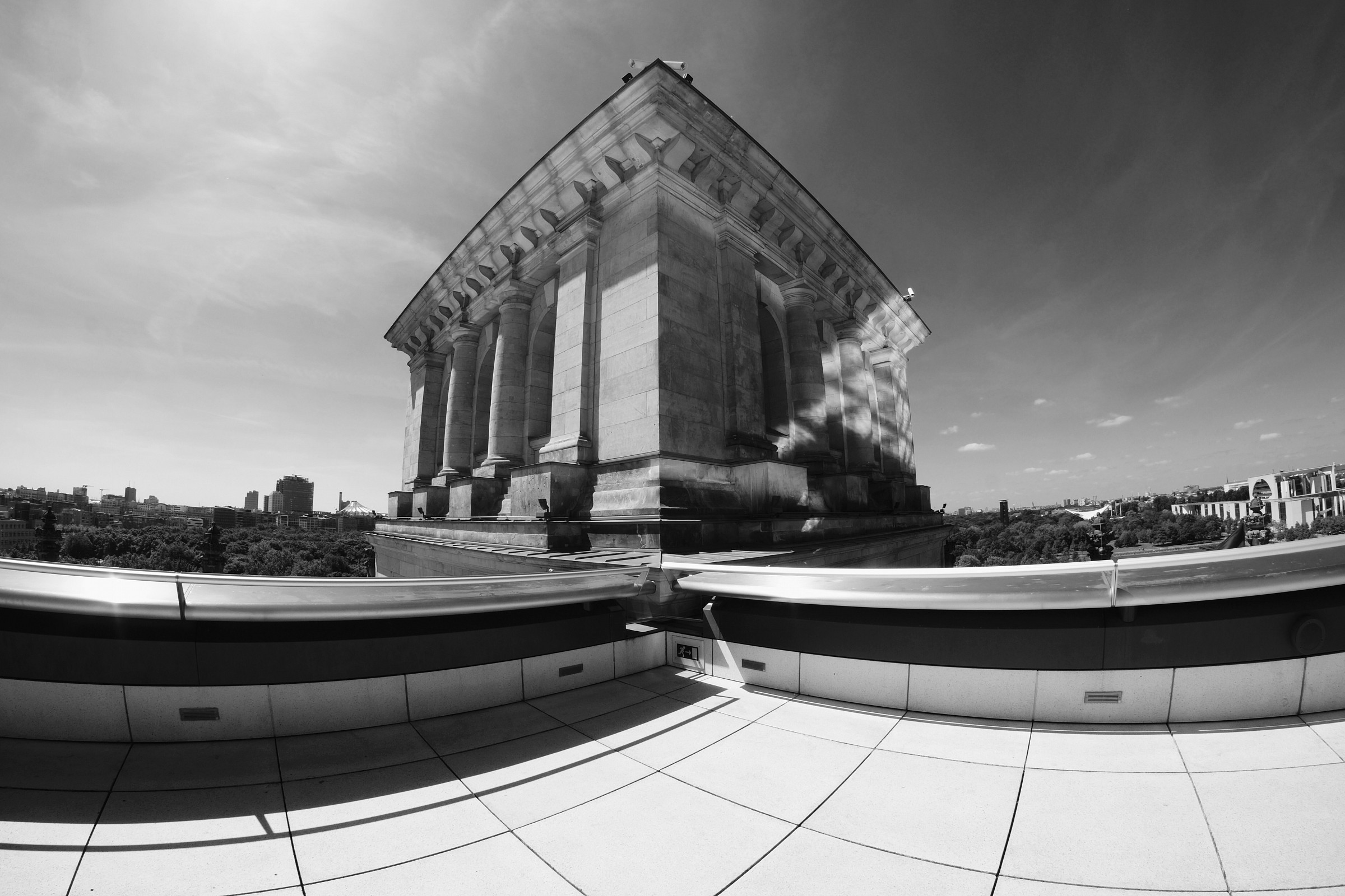 Berlin: Reichstag terrace...