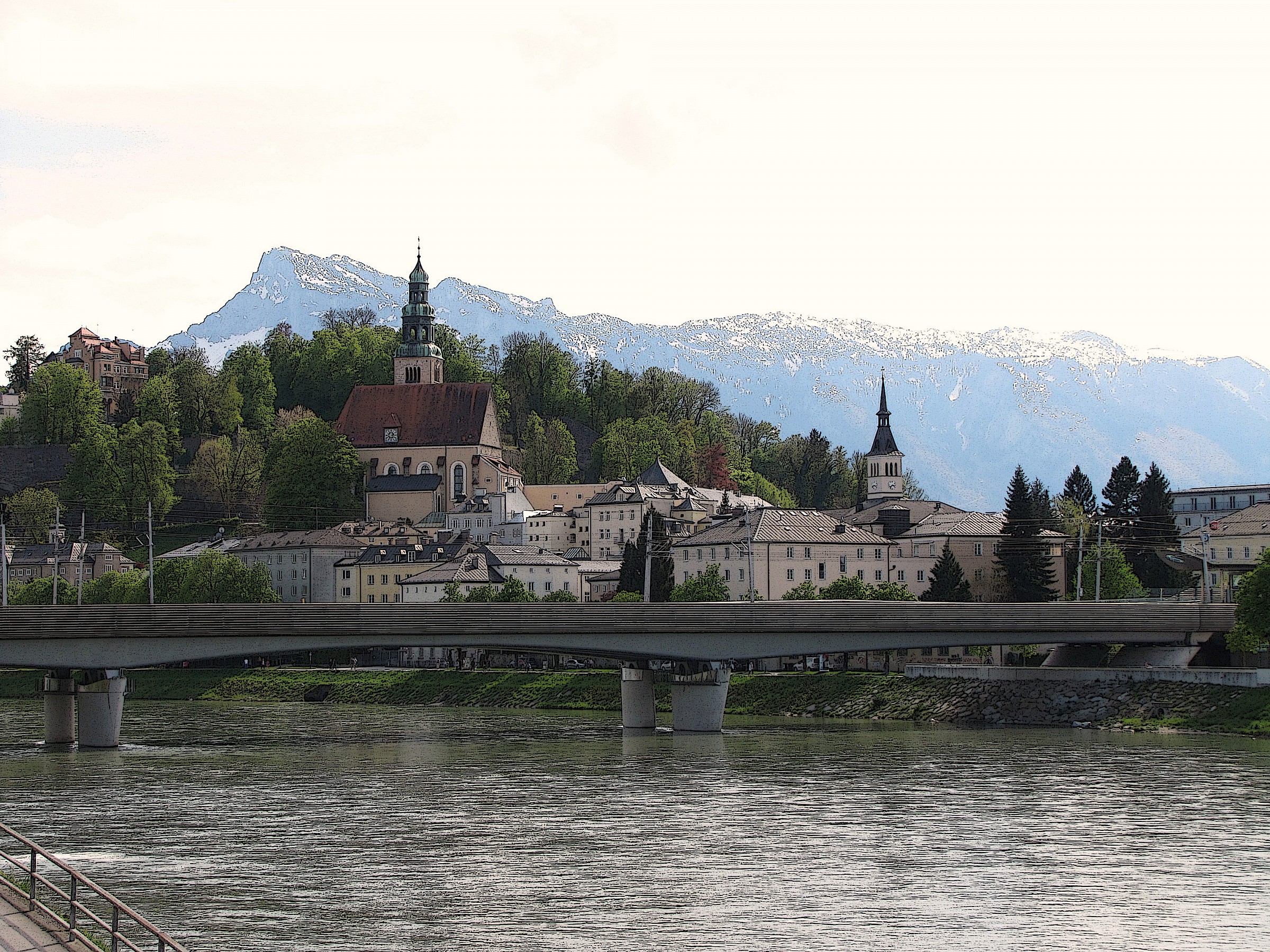 Salzburg stylized...