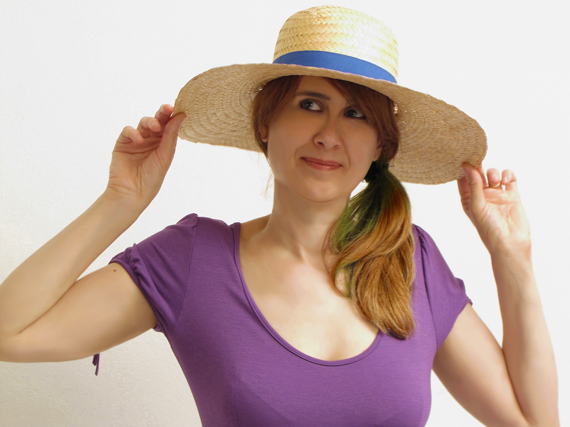 Signora con cappello...