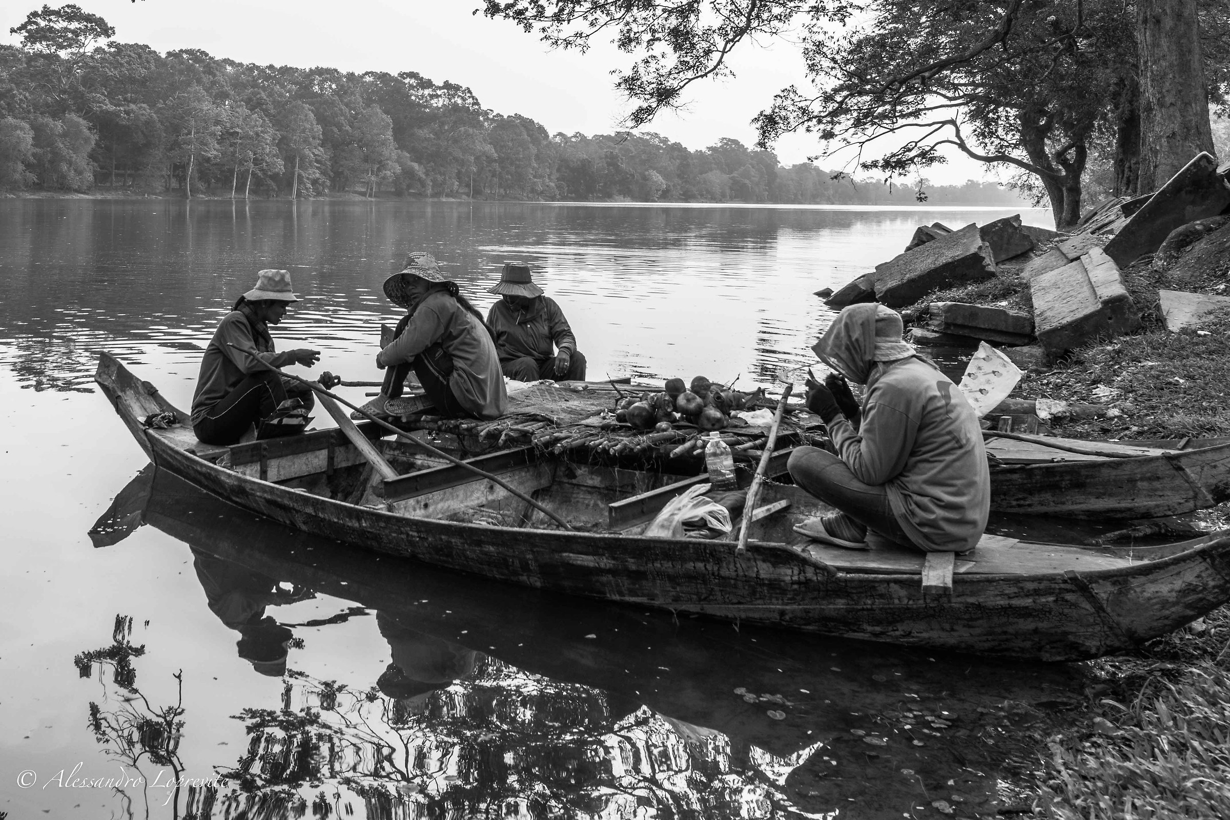 Fishermen at Ankor Wat...