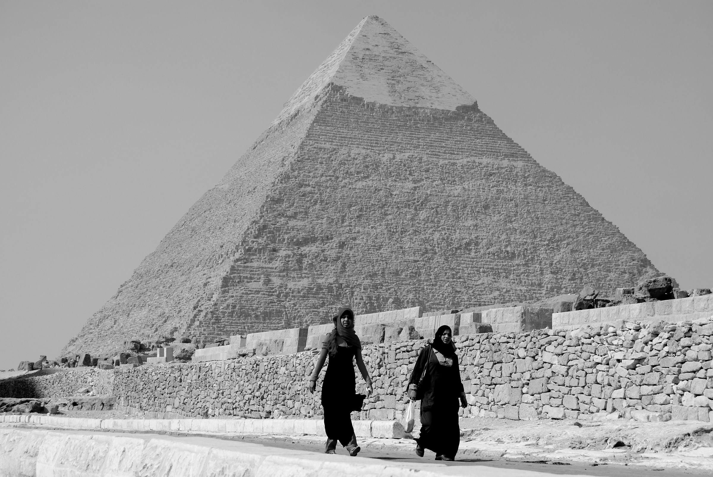 women and pyramids...
