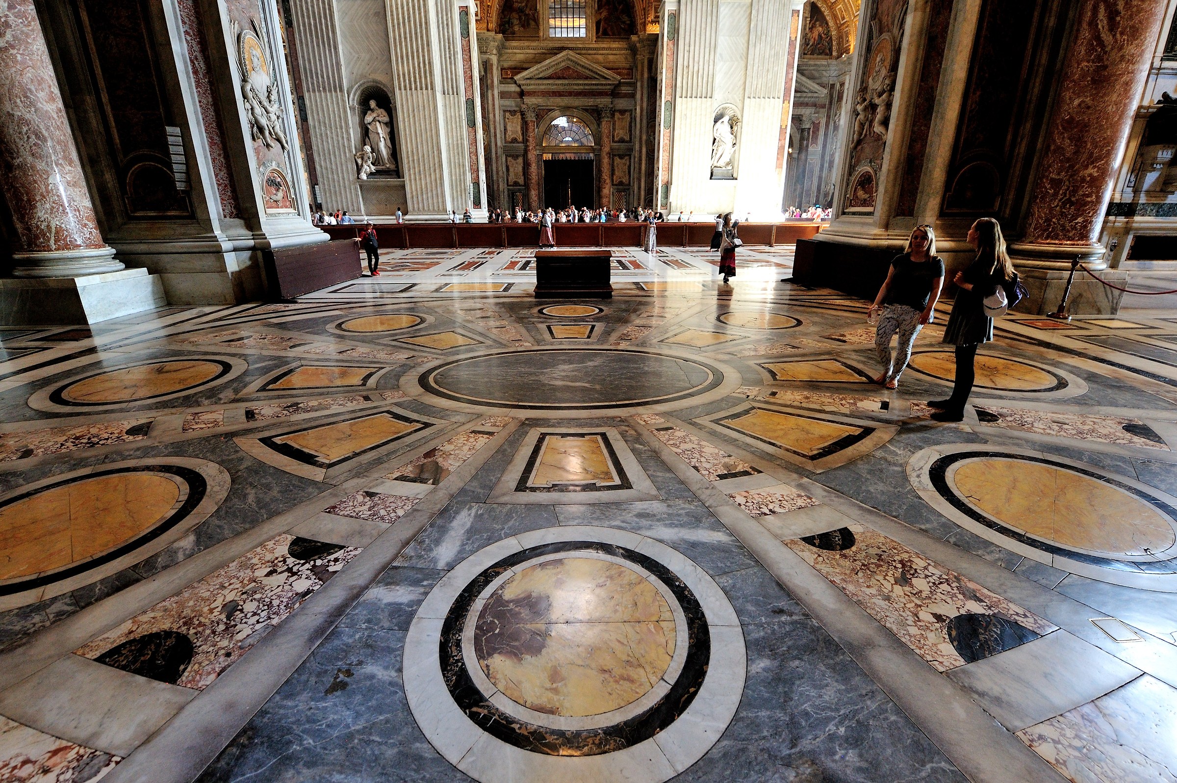 Rome-Inside St. Peter's Basilica...