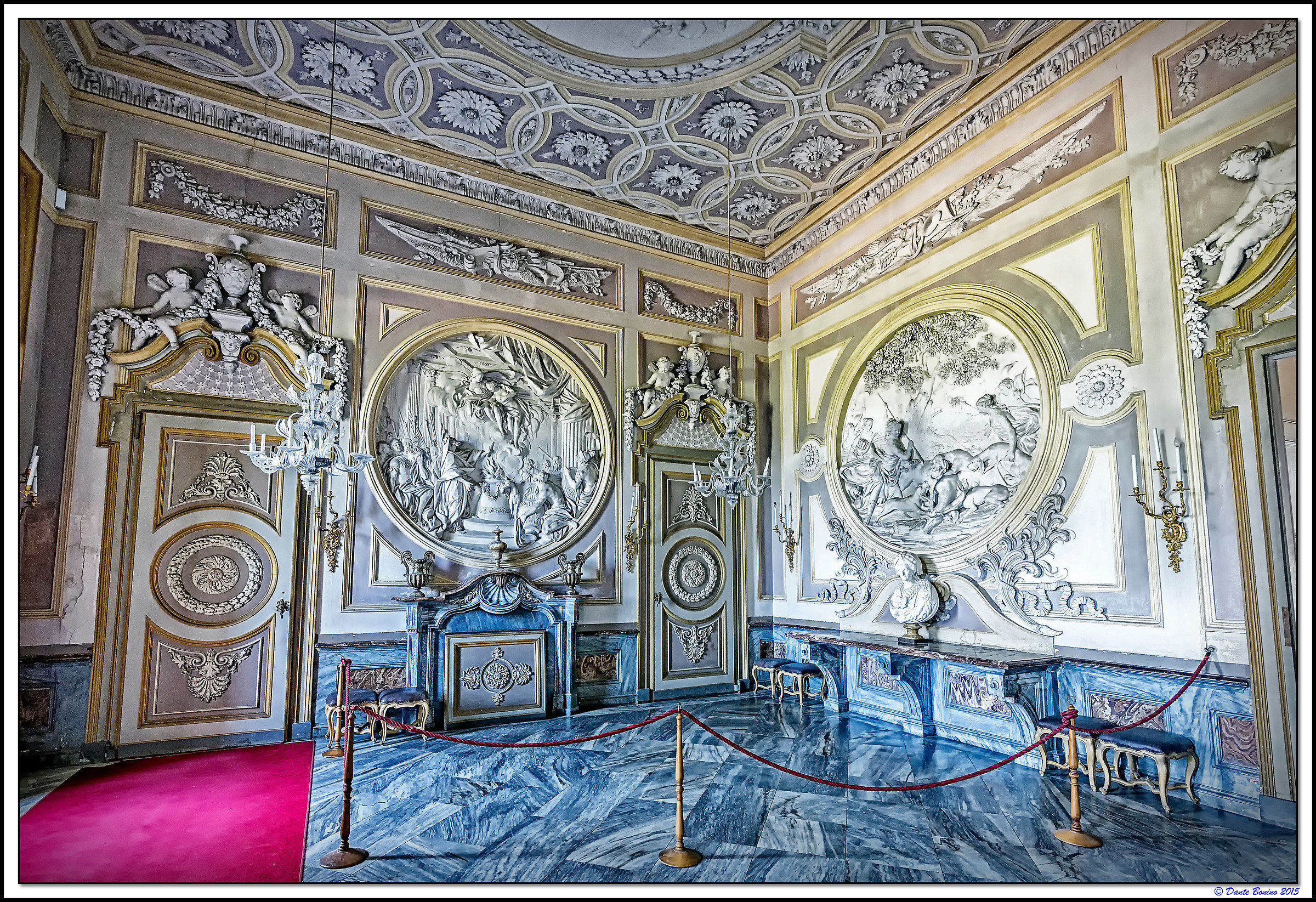 Il Castello di Racconigi: La sala di Diana...