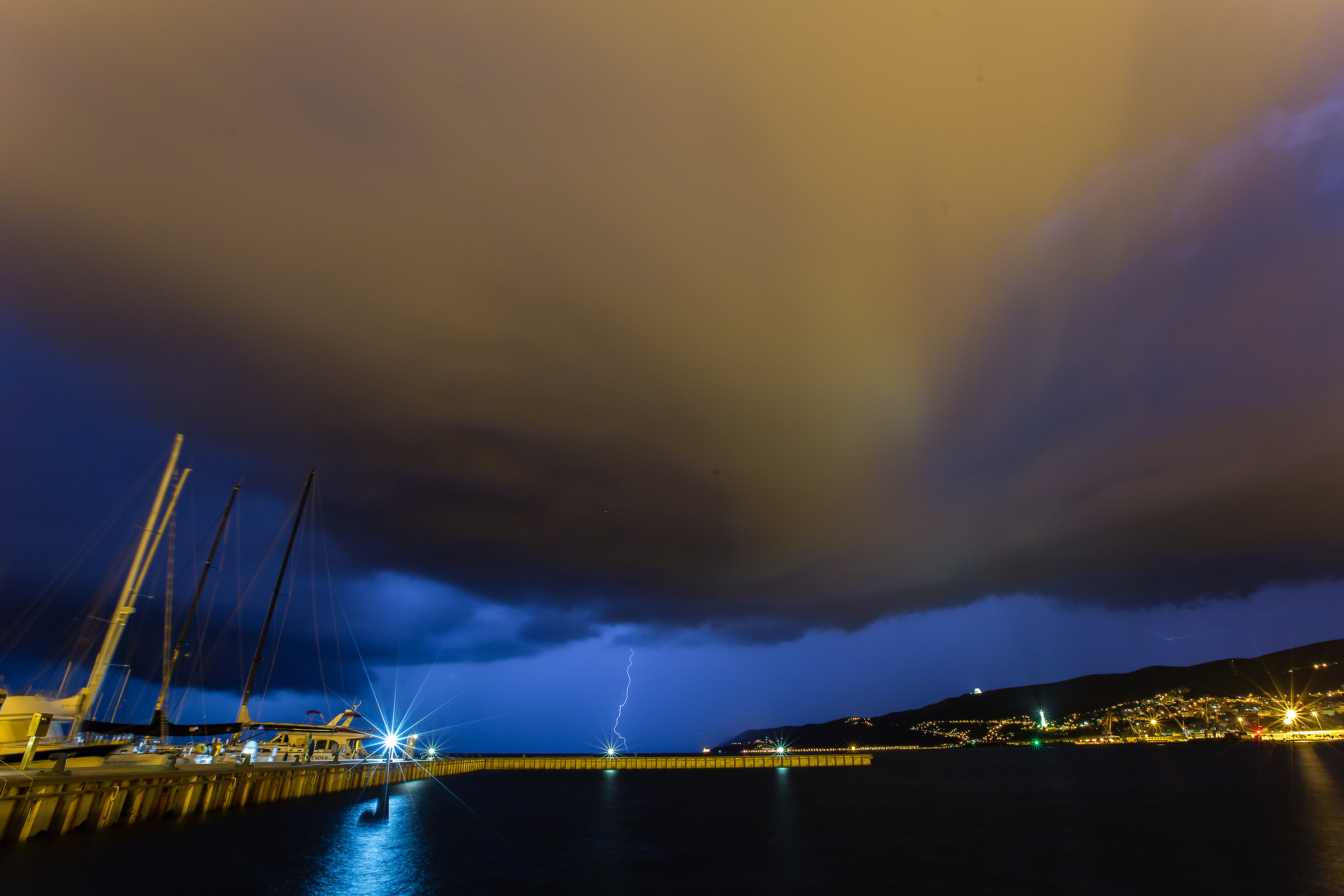 In Trieste before the storm...