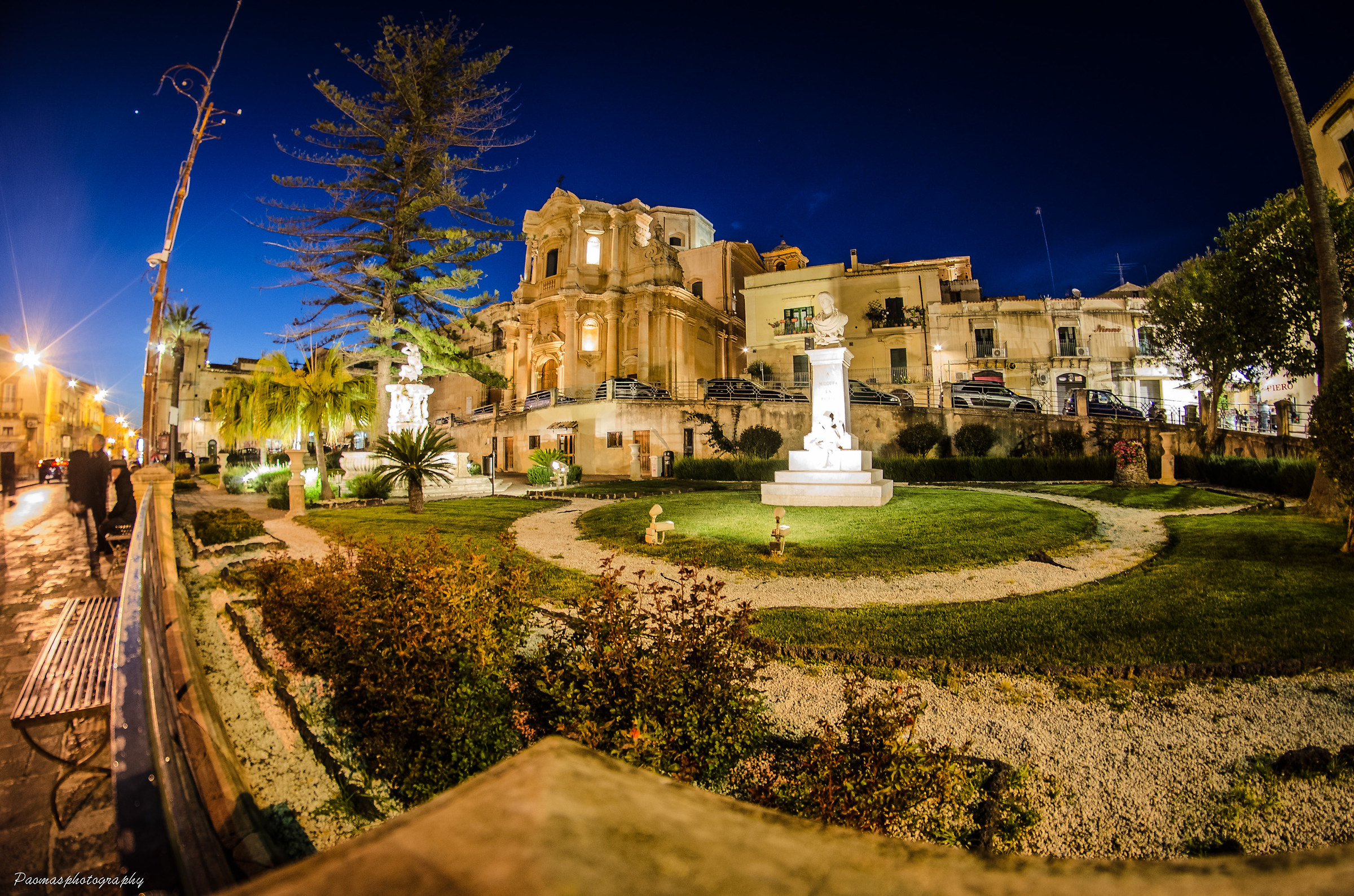 Sicily - Noto by night...