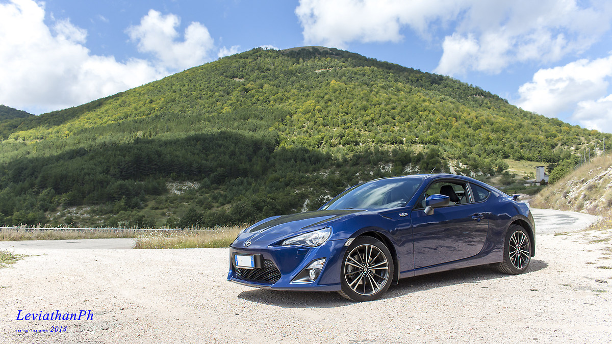 Toyota 86 in the mountains...
