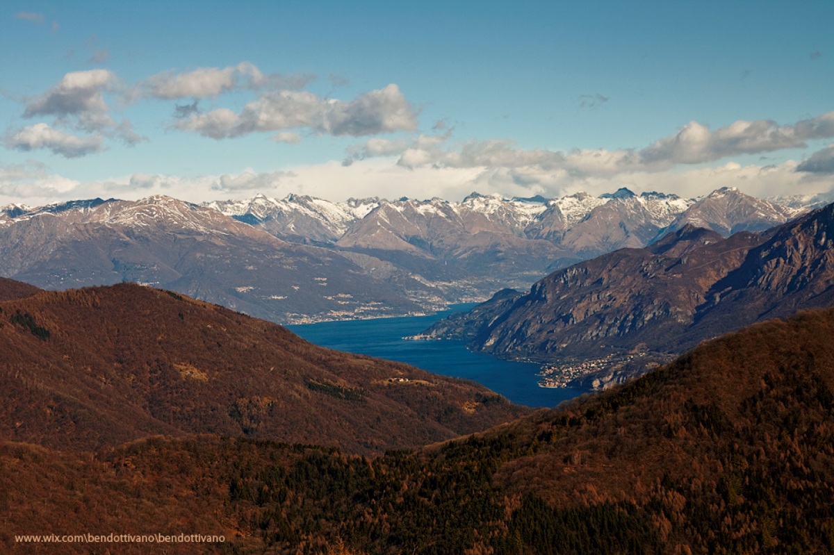 Lago di Como dal Monte Cornizzolo....